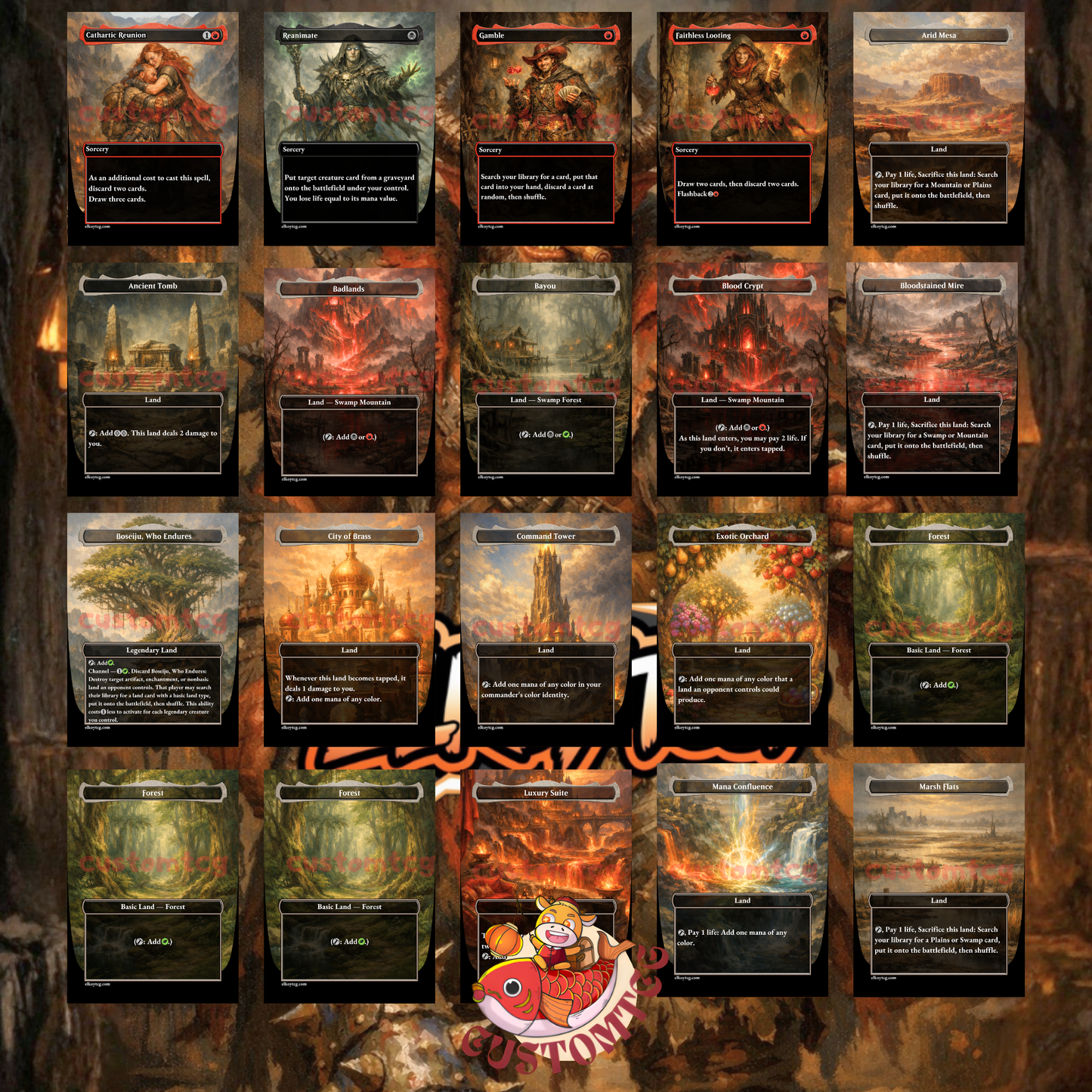 The Beamtown Bullies custom deck