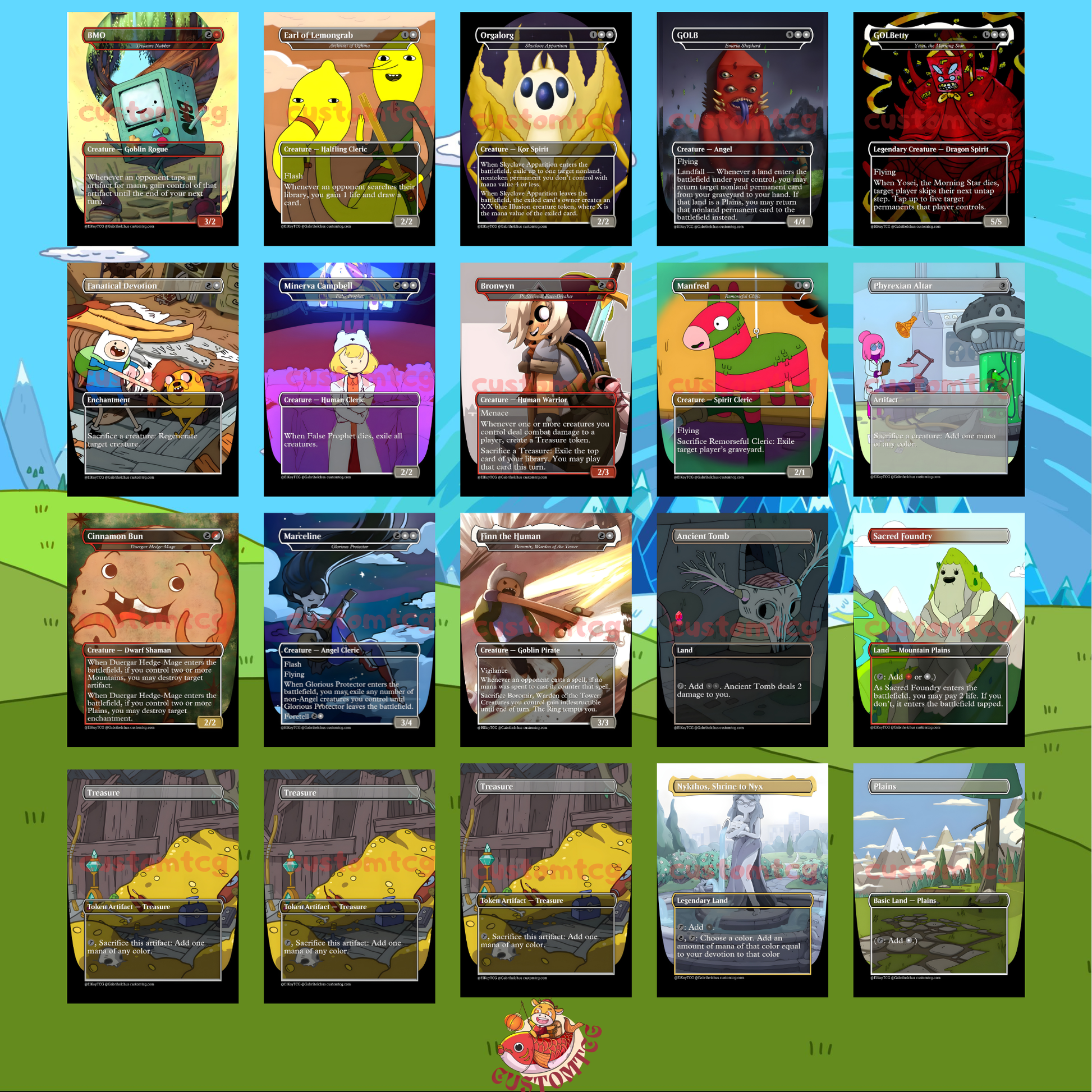 adventure time mtg cards Adventure time by Paradon7853
