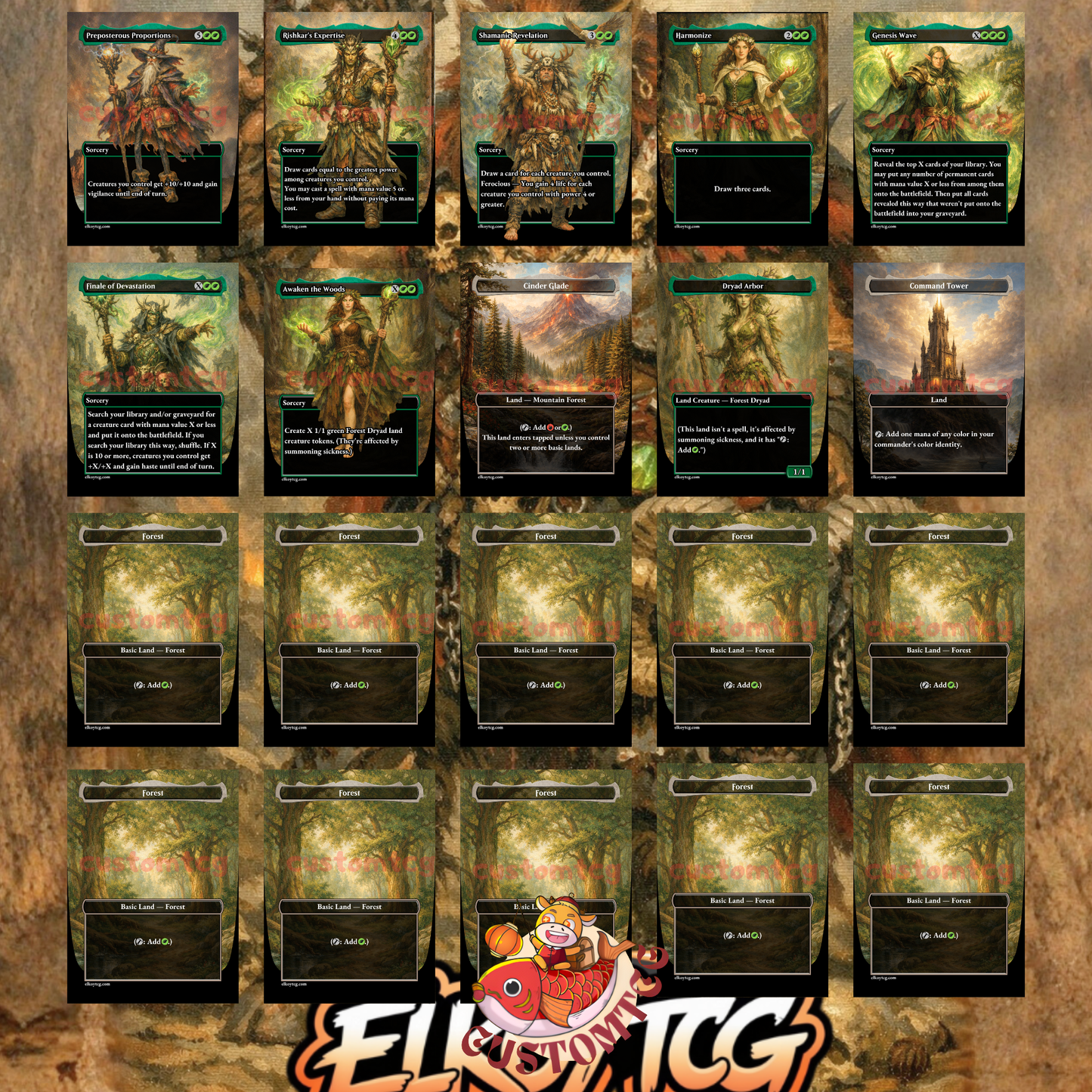 Raggadragga, Goreguts Boss Custom Deck