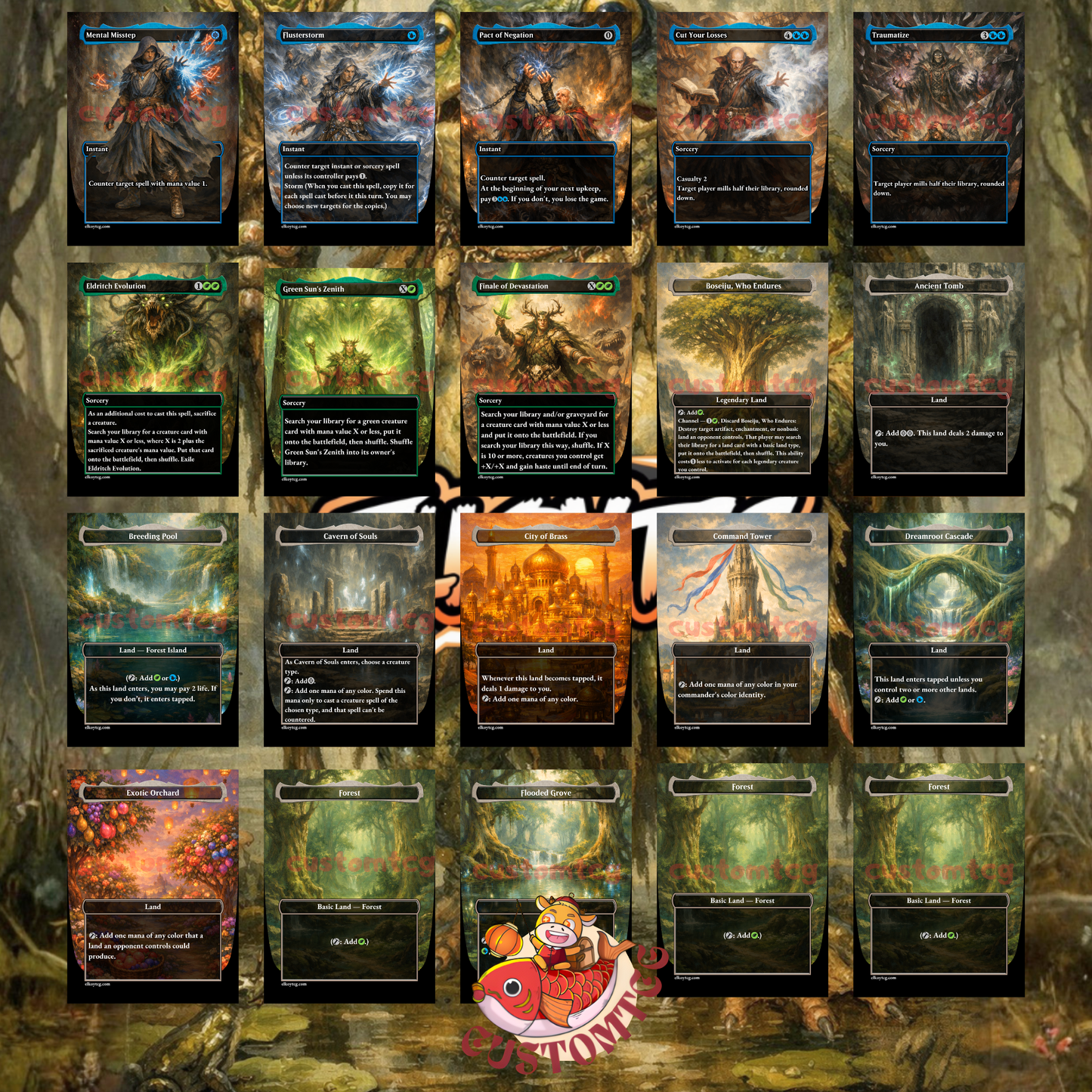 Grolnok, the Omnivore Custom Deck