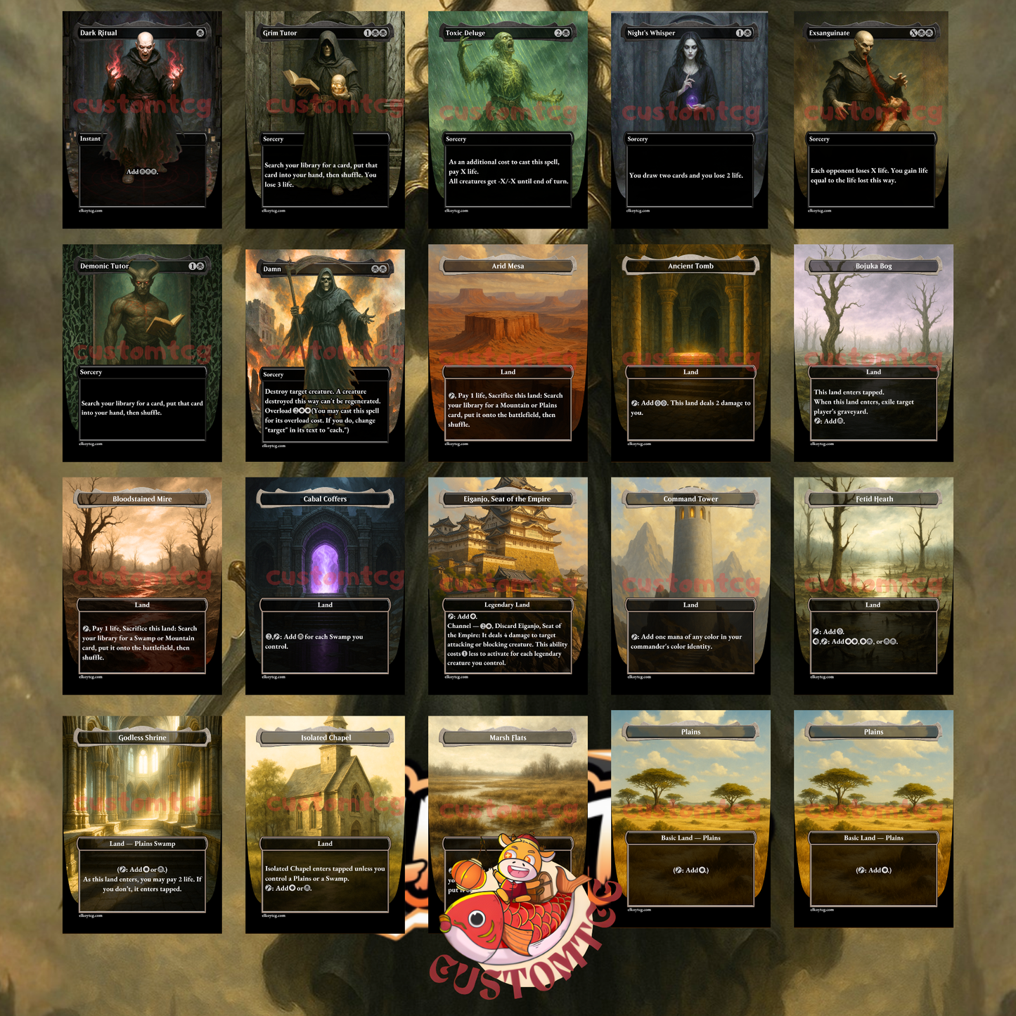Liesa, Shroud of Dusk Custom Deck