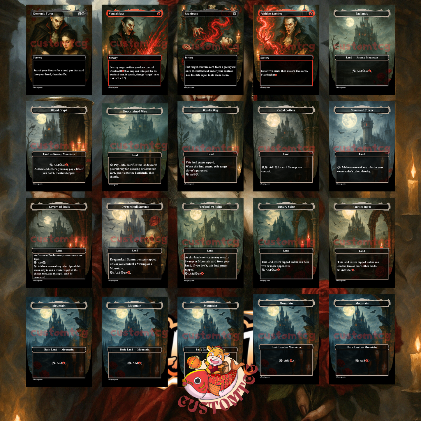 Olivia, Crimson Bride – Custom Deck (100 Cards + Tokens)
