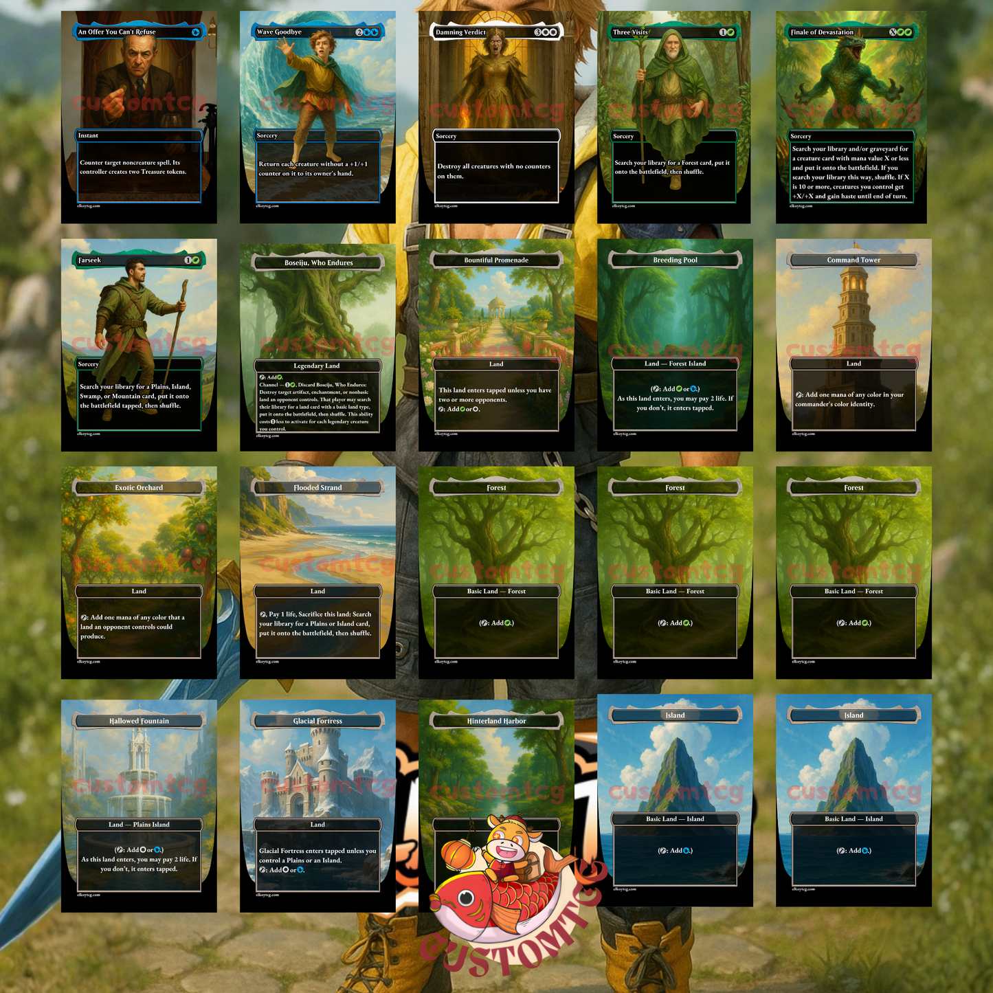 🌊 Tidus, Yuna’s Guardian — Custom Commander Deck