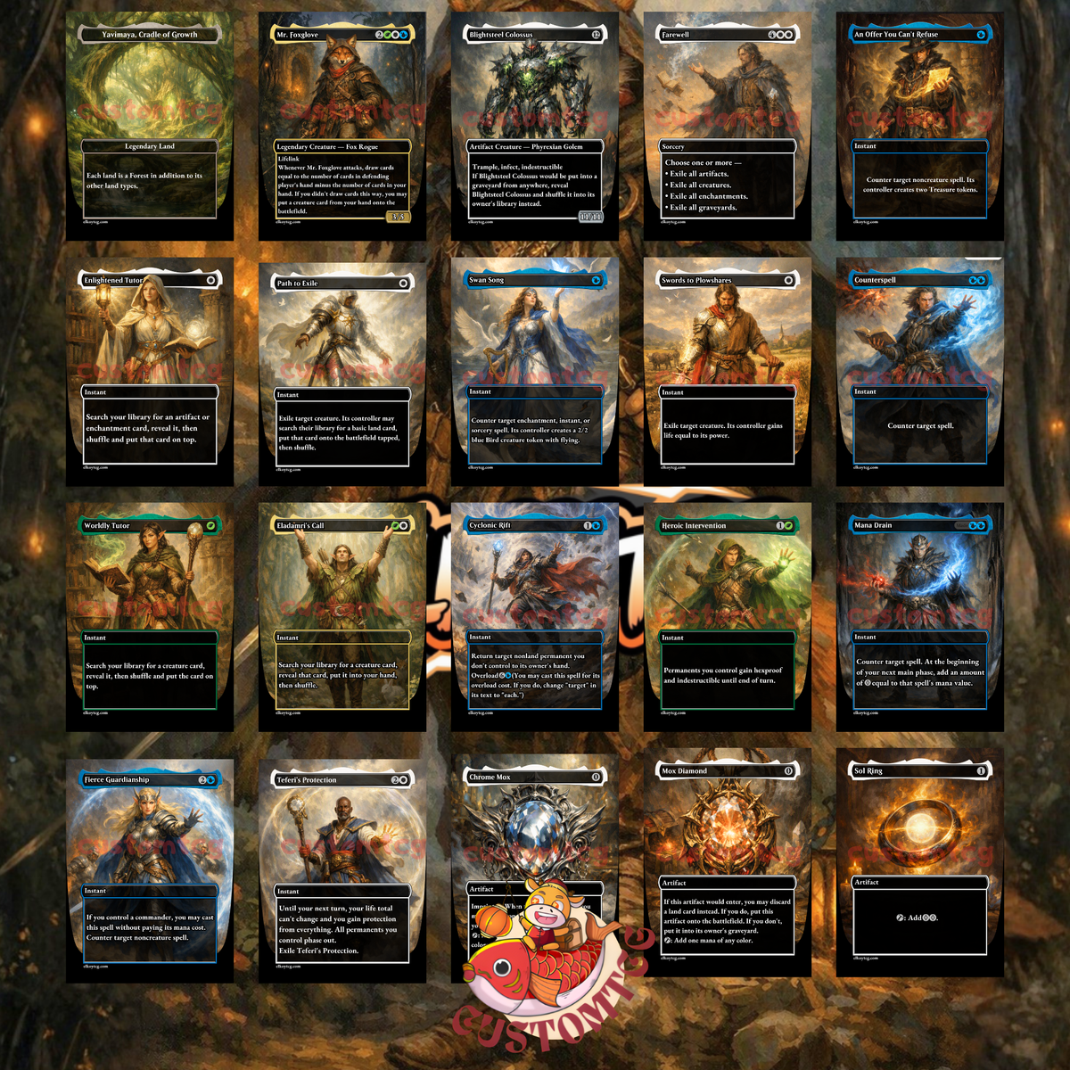 Mr. Foxglove Custom Deck