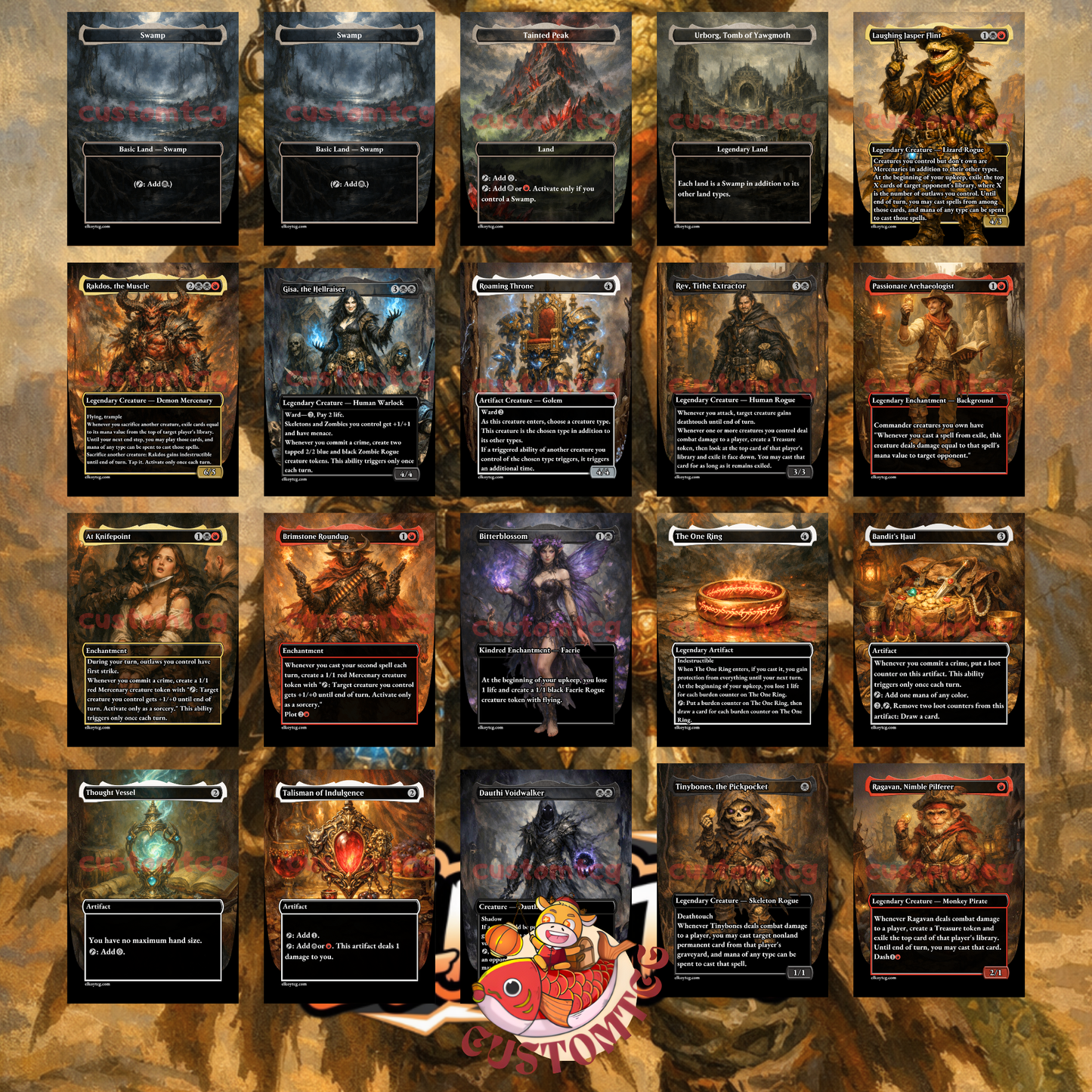 Laughing Jasper Flint Custom Deck