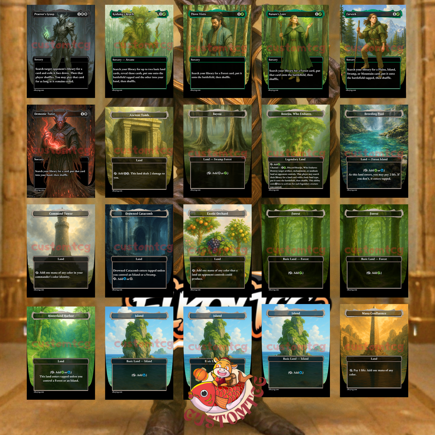 Gonti, Canny Acquisitor Custom Deck