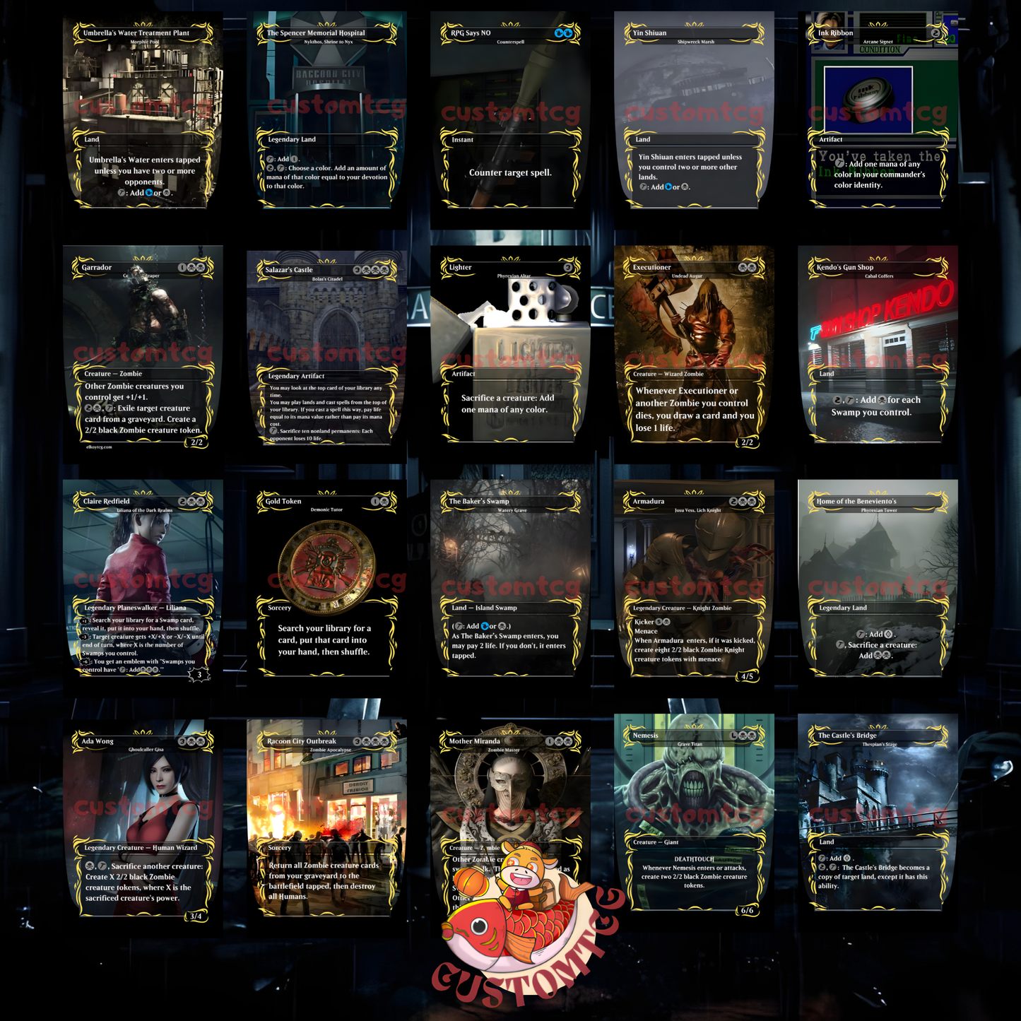 RESIDENT EVIL Custom Deck