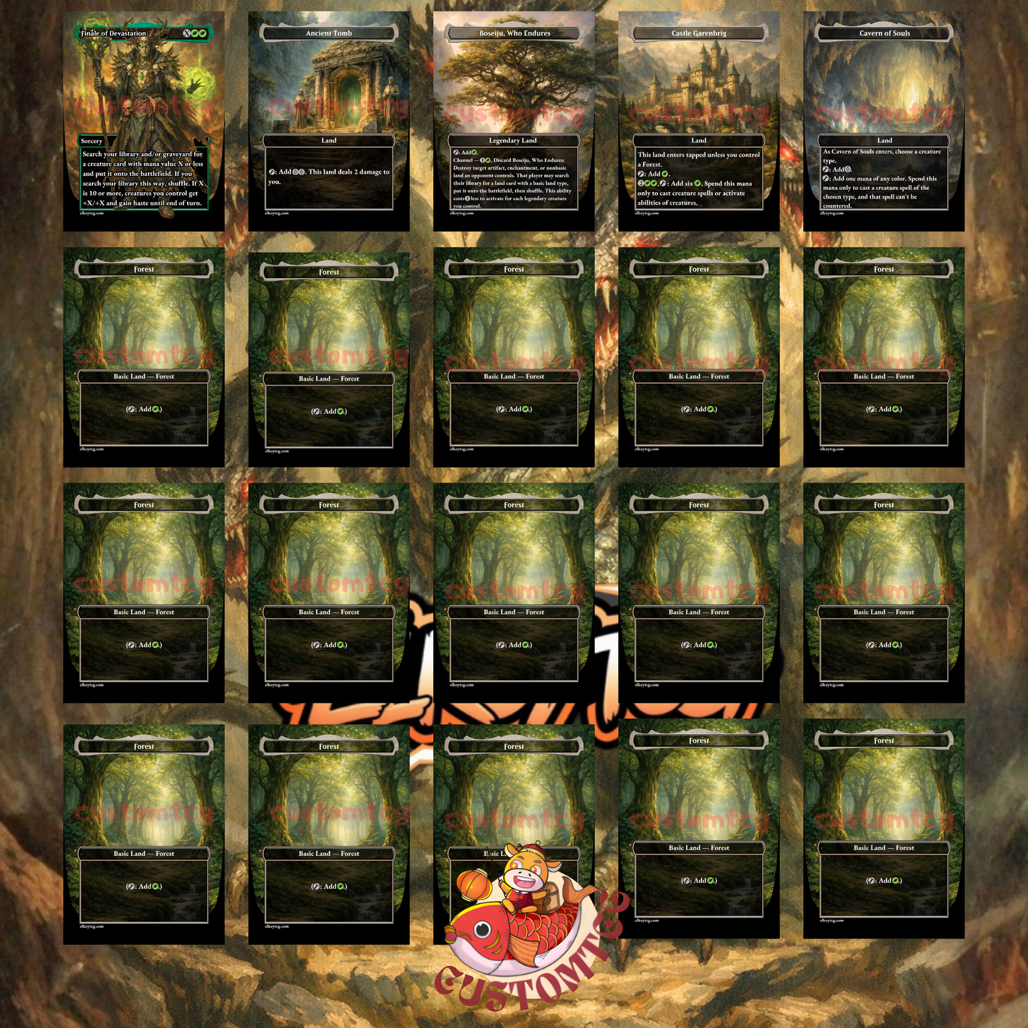 Gargos, Vicious Watcher Custom Deck