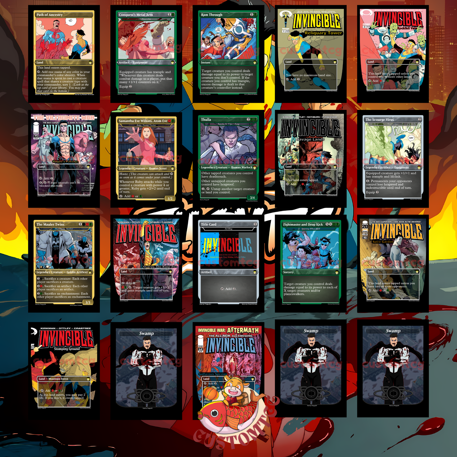 Invincible Custom Deck – ElkoyTCG