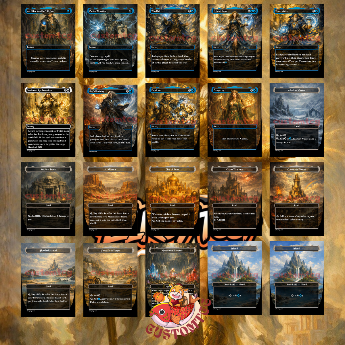 HELIOD, THE RADIANT DAWN — Azorius High-Power Control Custom Deck