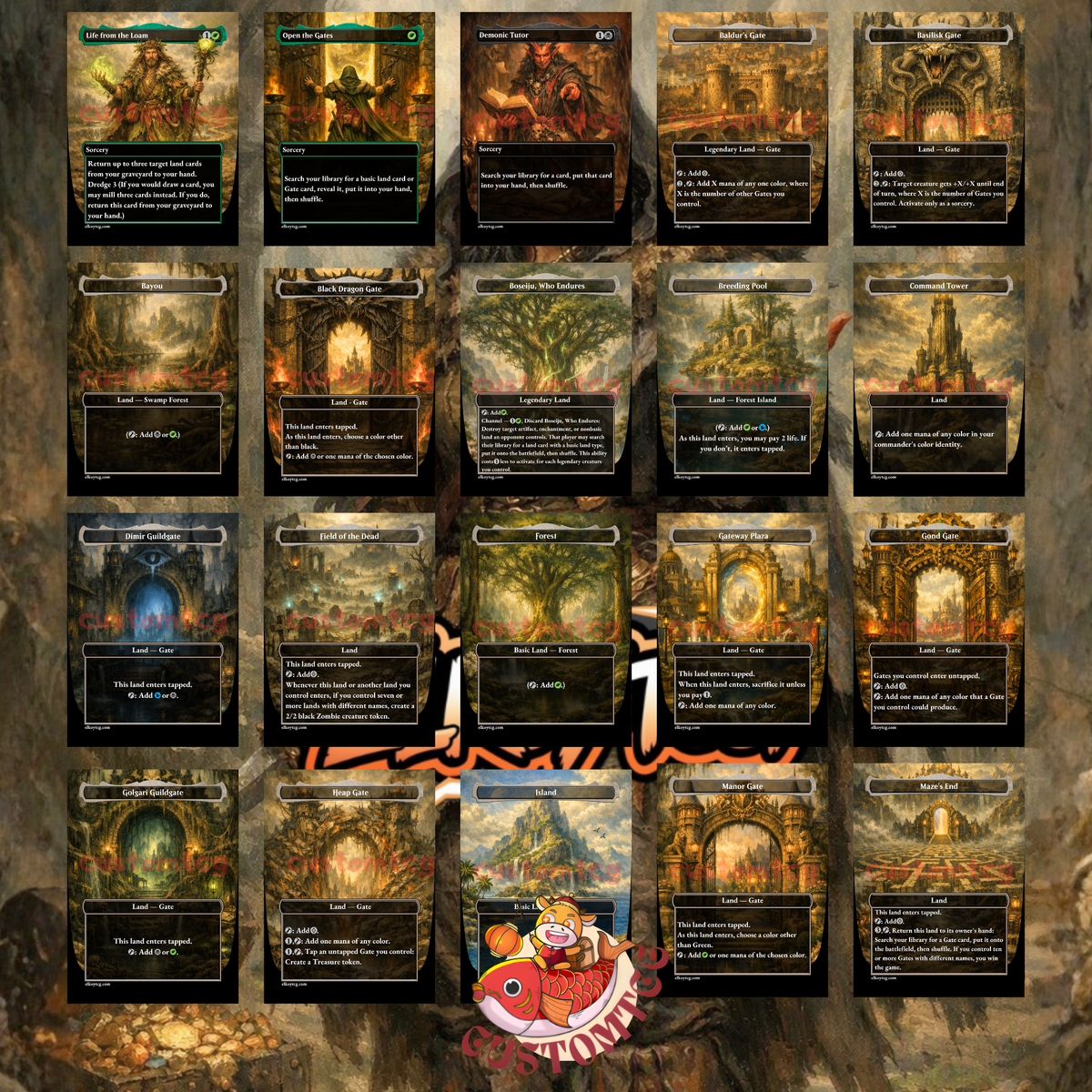 NINE-FINGERS KEENE Custom Deck