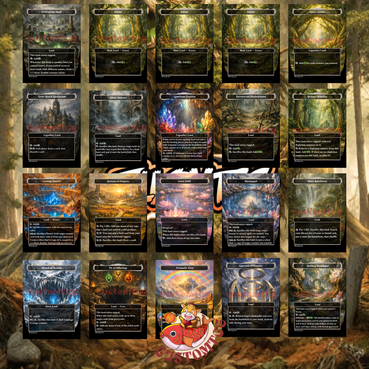 Lumra, Bellow of the Woods Custom Deck