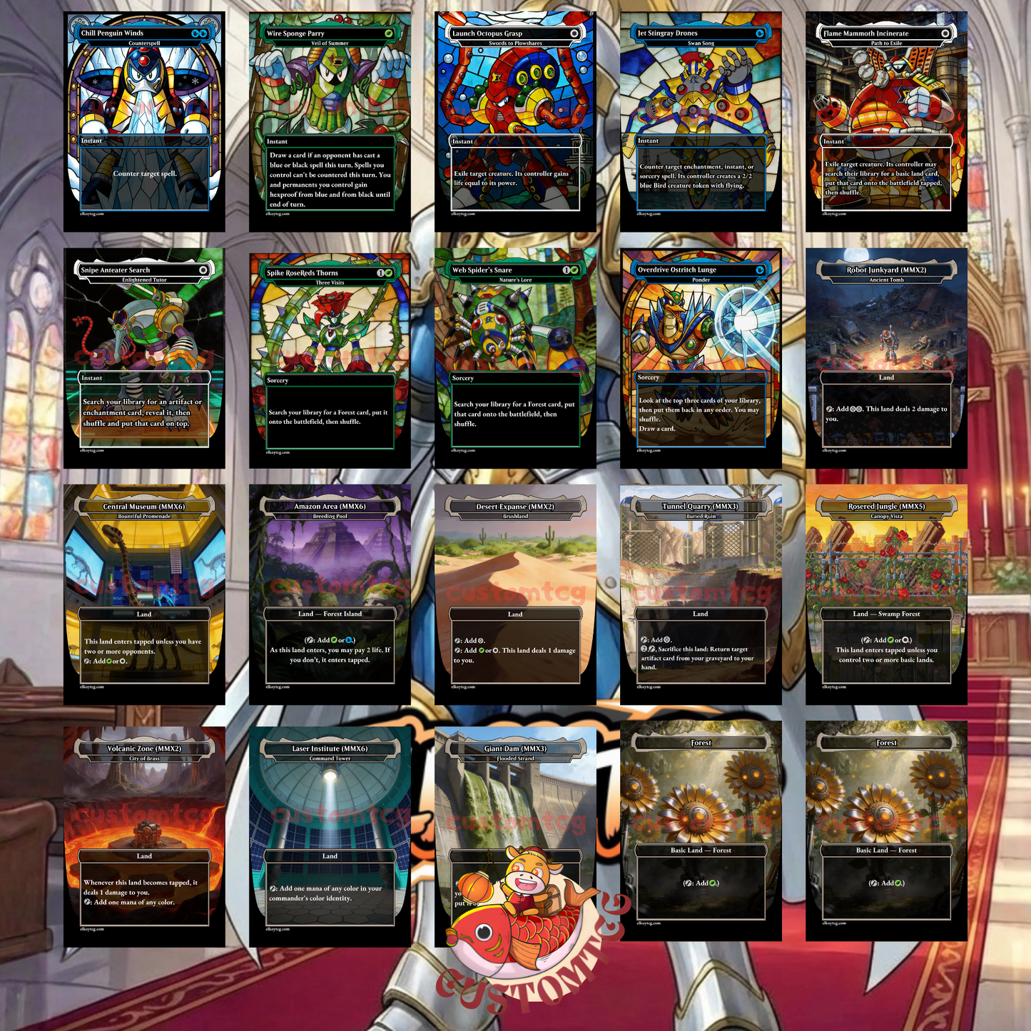 Mega Man X Custom Commander Deck