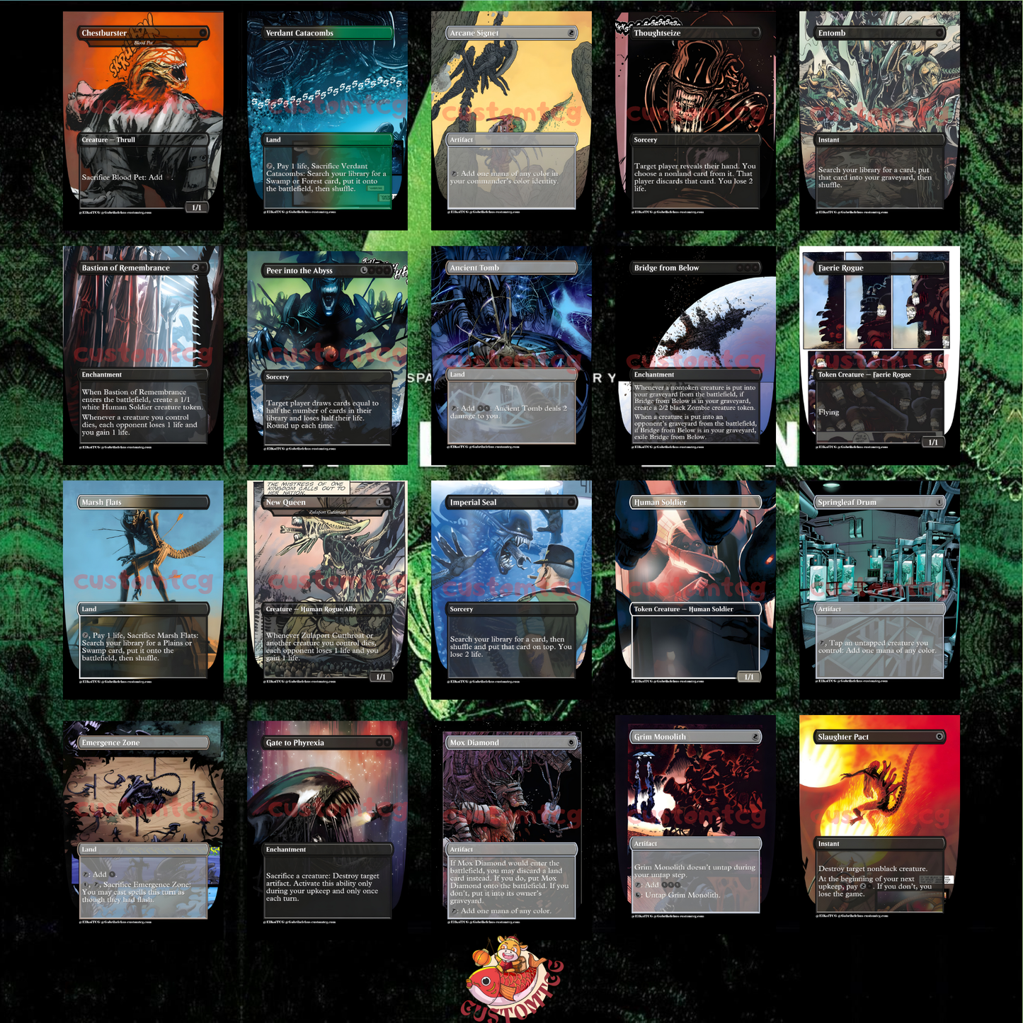 Aliens V1 Commander deck