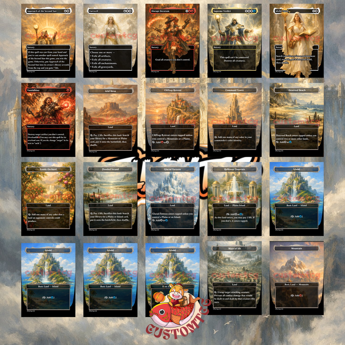 Pramikon, Sky Rampart custom deck
