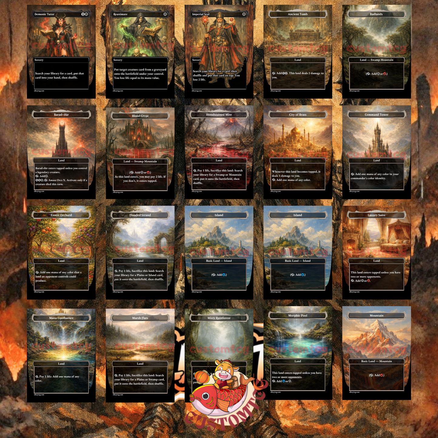 Sauron, the Dark Lord Custom Deck
