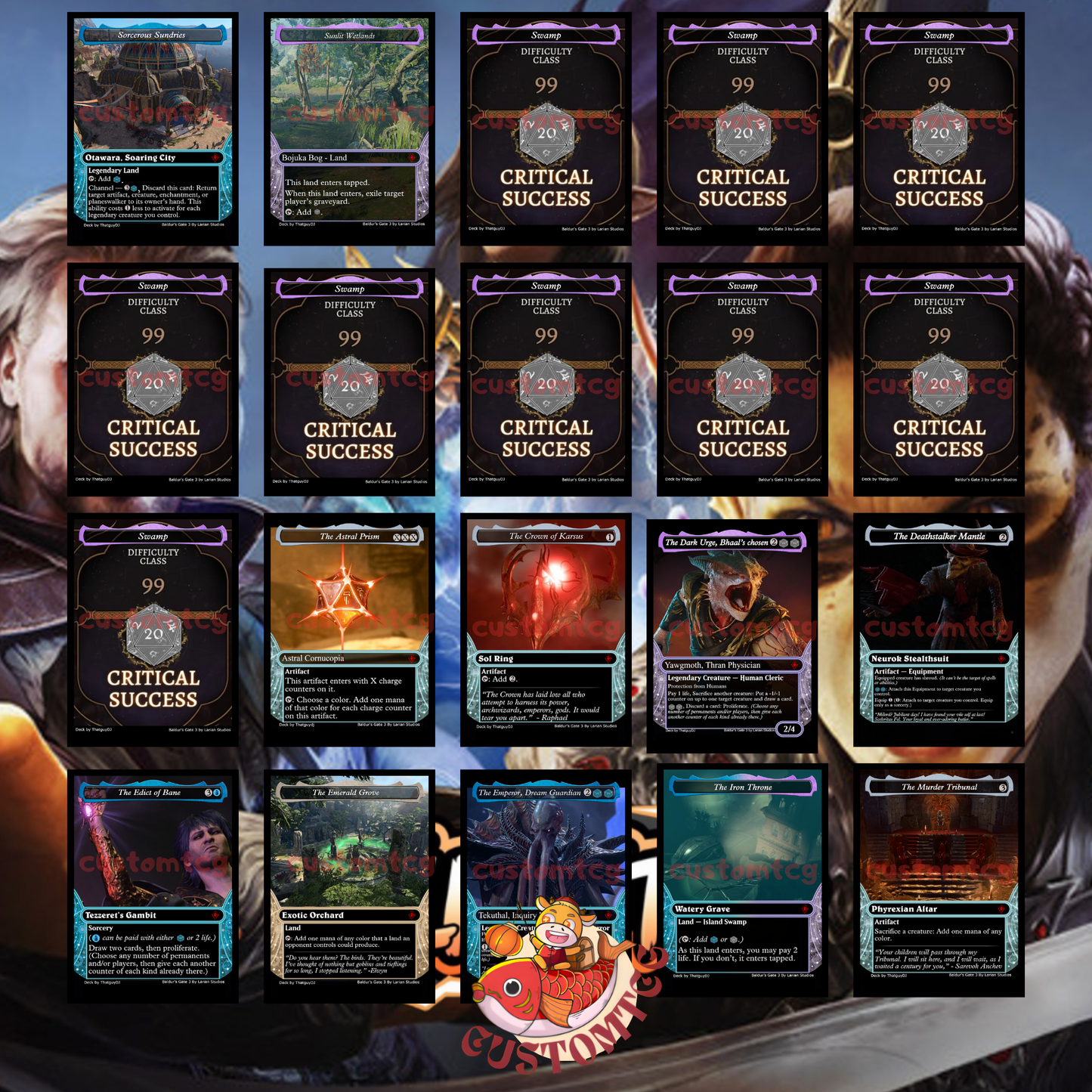 Baldur’s Gate Custom Deck