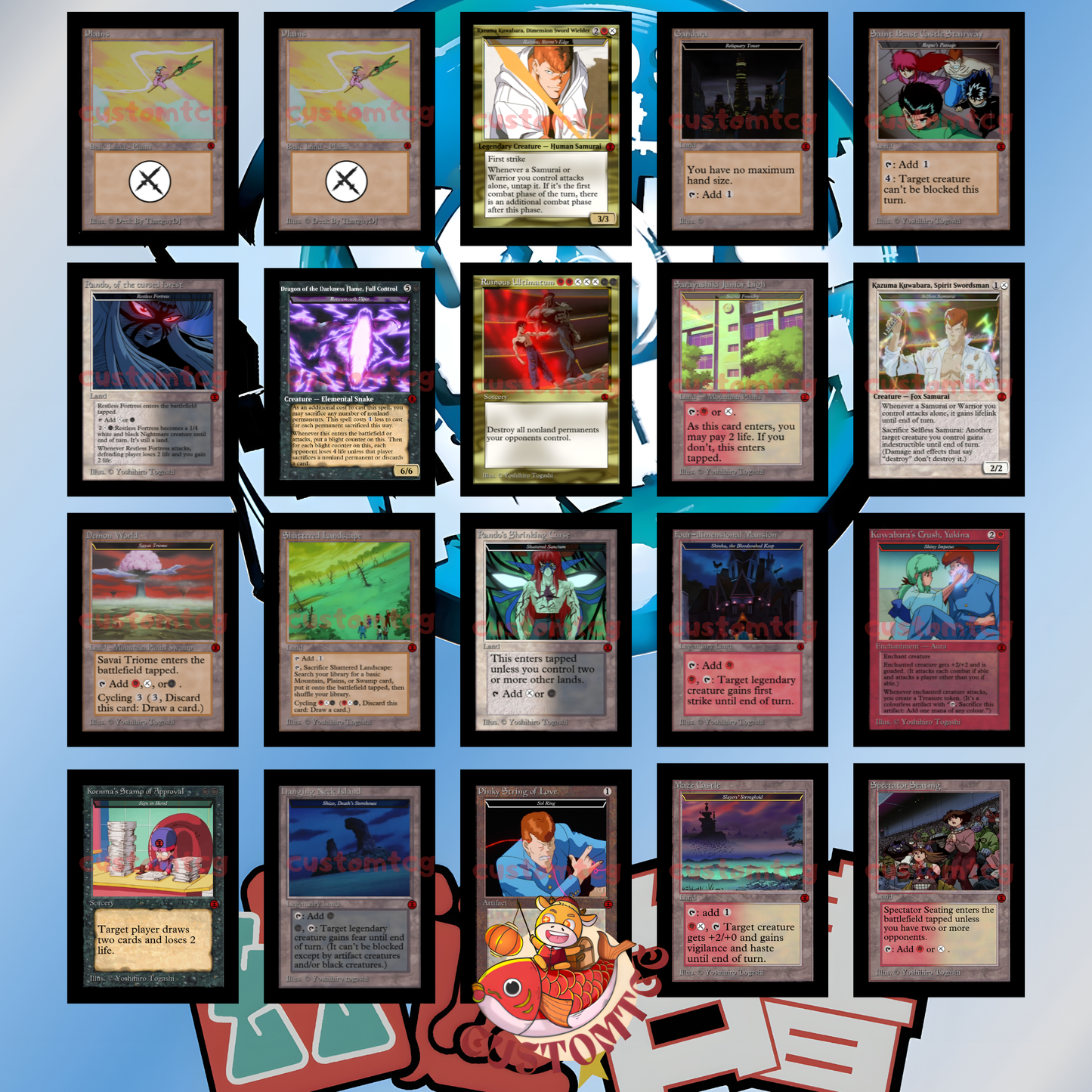 Yu Yu Hakusho Custom Deck