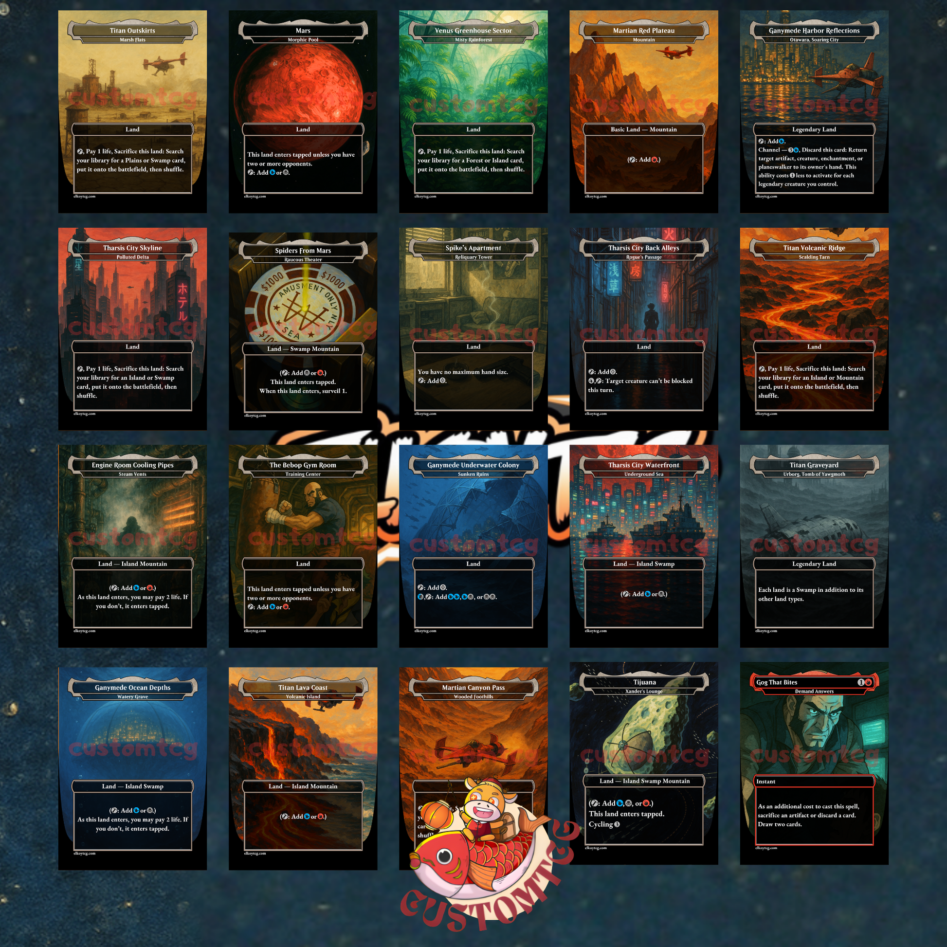 Fire Lord Azula Cowboy Bebop Commander Deck ElkoyTCG Fire Lord Azula Cowboy Bebop Commander Deck ElkoyTCG