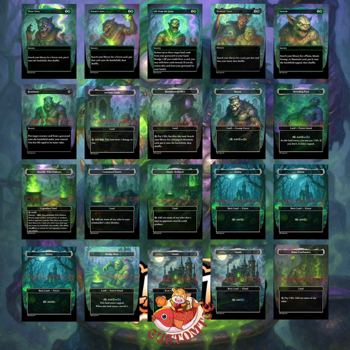 The Mimeoplasm – Custom Deck (100 Cards + Tokens)