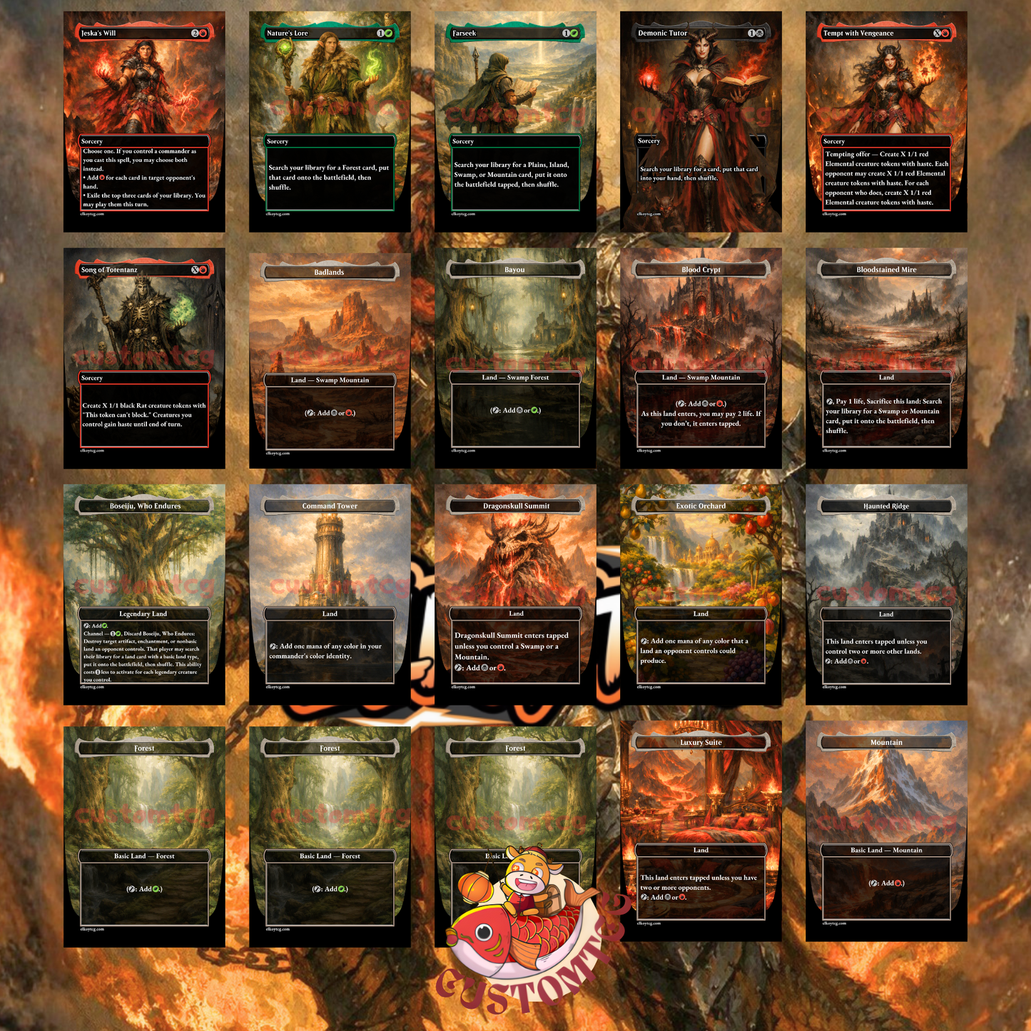 Ognis, the Dragon's Lash — Jund Treasure & Haste Aggro Custom Deck