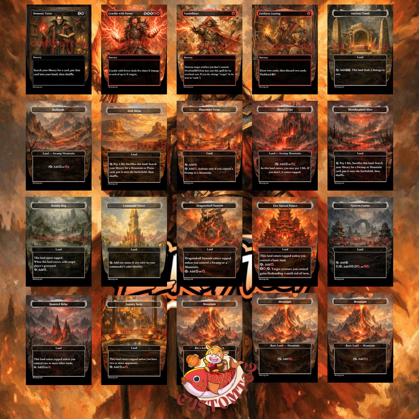 Ozai, the Phoenix King Custom Deck