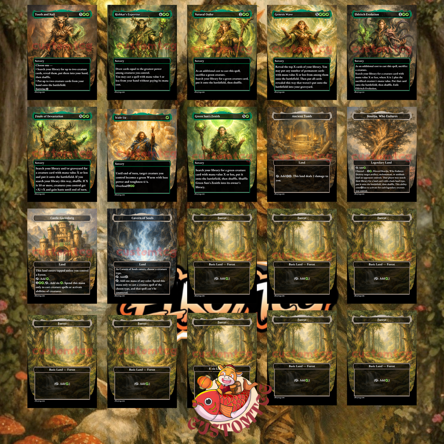 Marwyn, the Nurturer Custom Deck