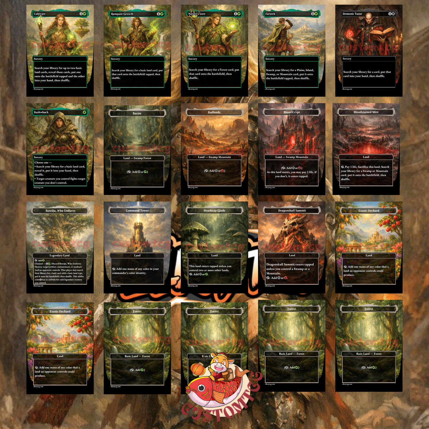 Maarika, Brutal Gladiator custom deck