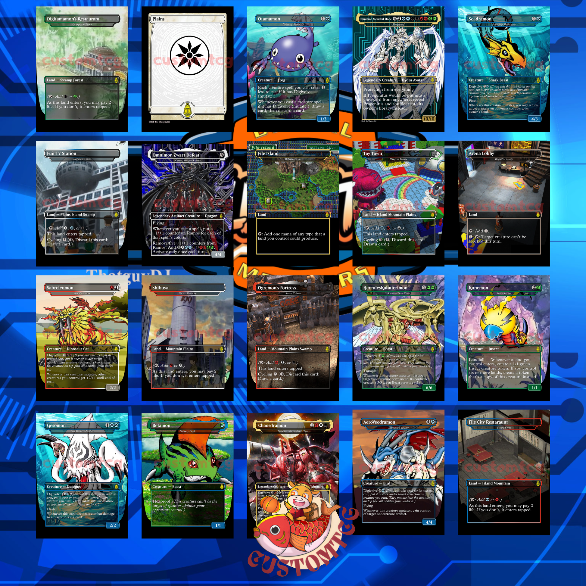 custom digimon card Digimon Mutations Custom Deck – ElkoyTCG