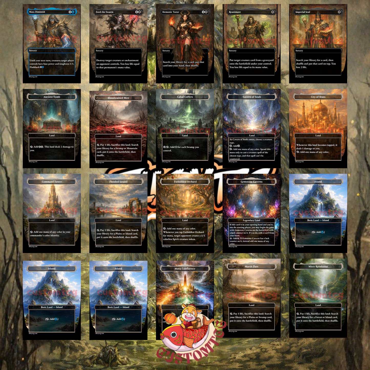 Toxrill, the Corrosive Custom Deck