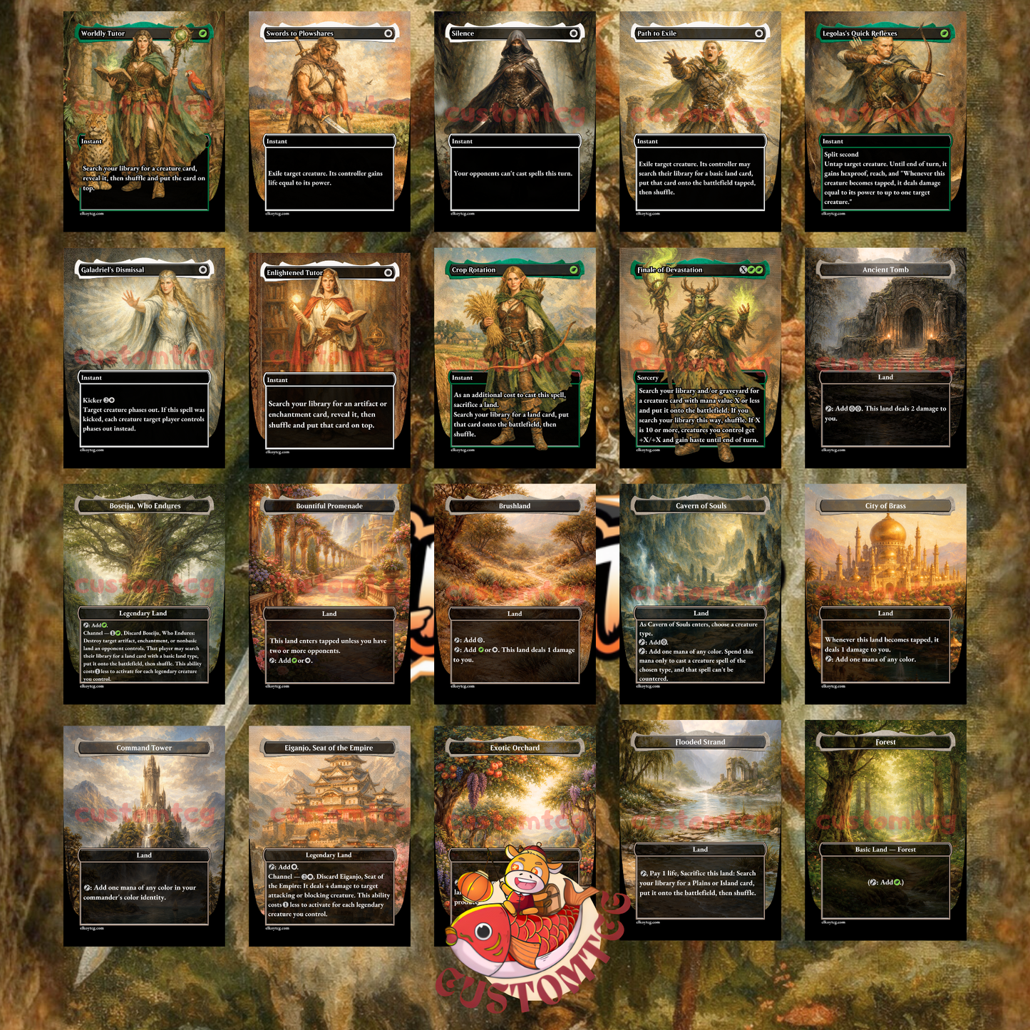 Ellivere of the Wild Court Custom Deck