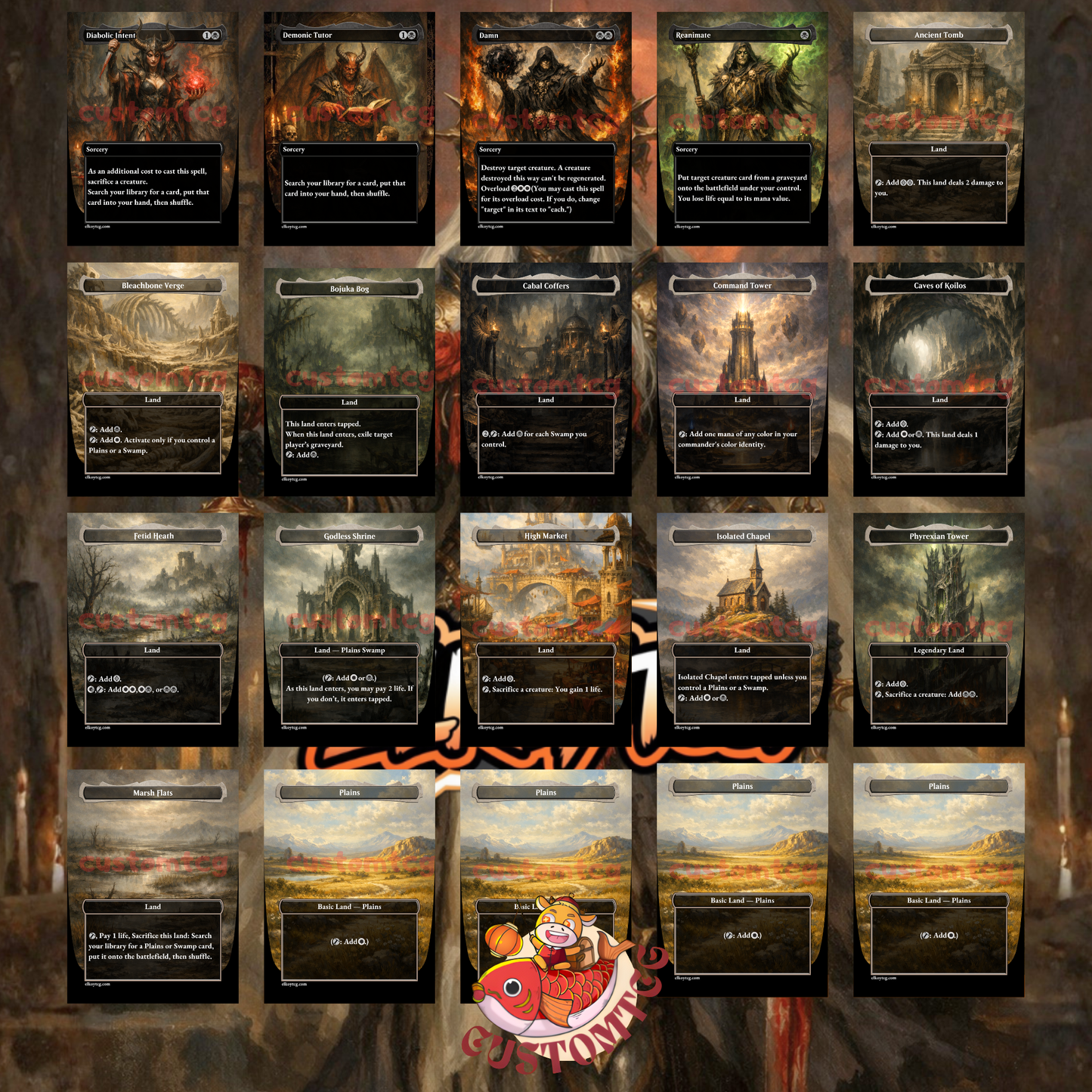 Elenda, the Dusk Rose Custom Deck (Orzhov Aristocrats)