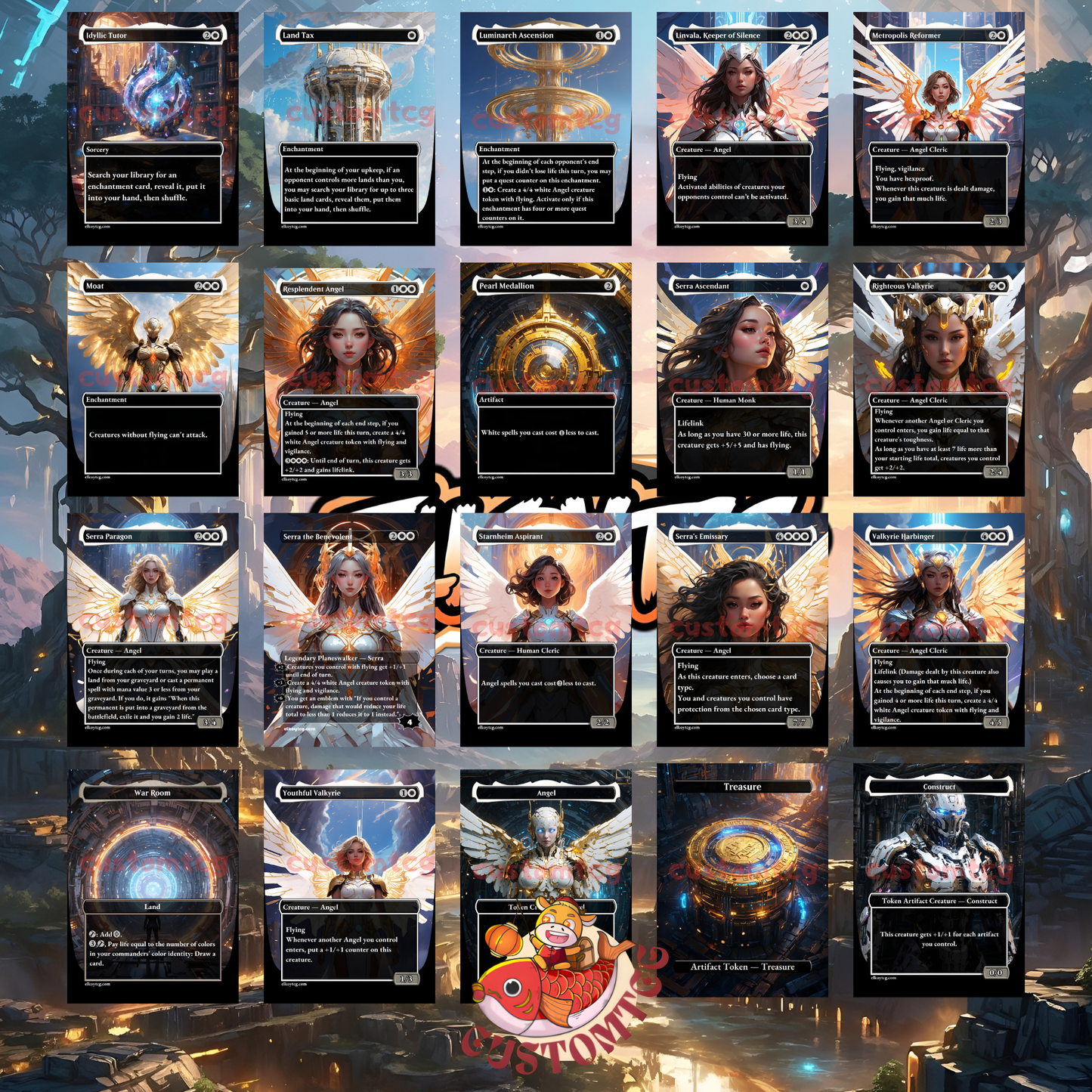 Giada Angel Custom Deck – Cybernetic Glory (Top 12 EDH Custom Series)