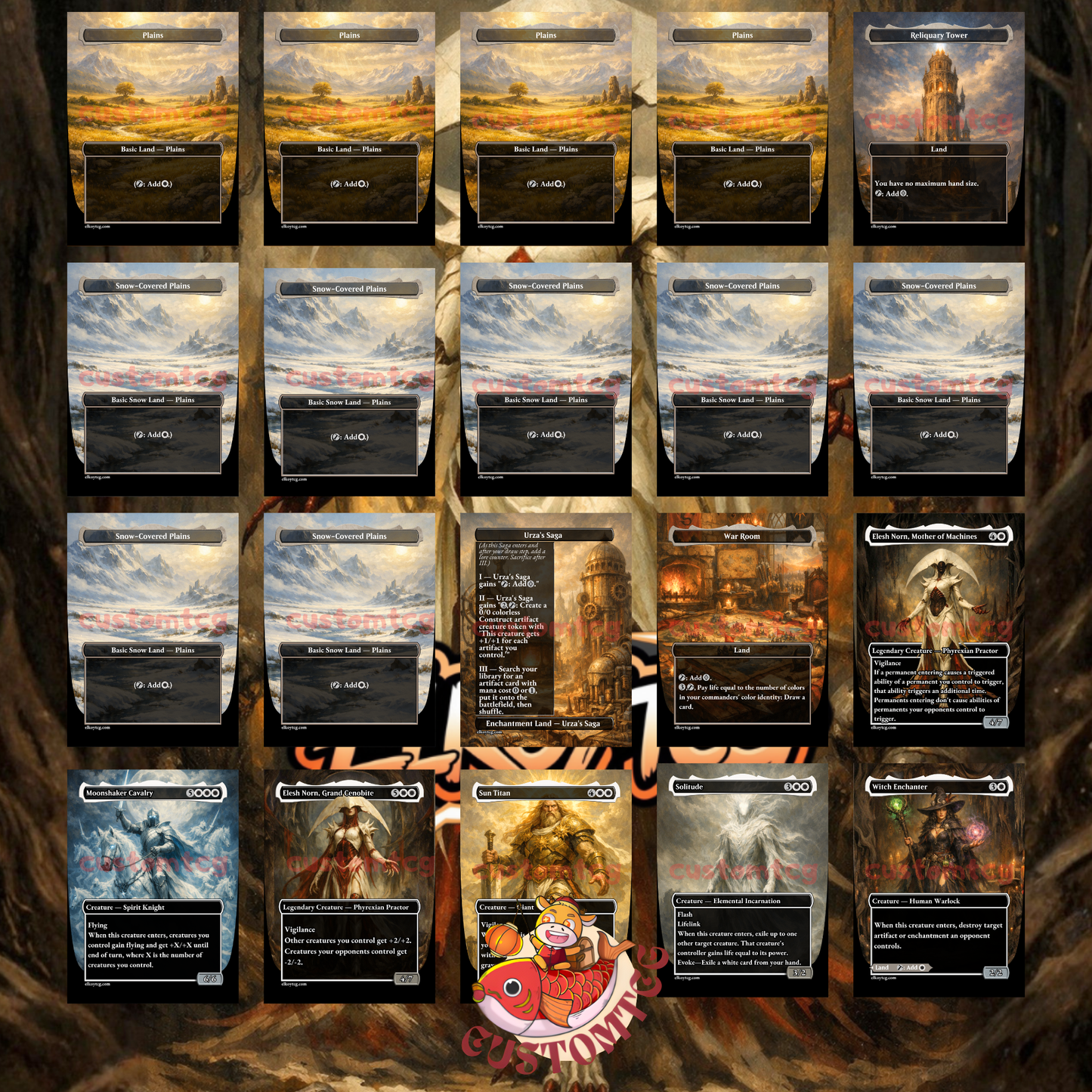Elesh Norn, Mother of Machines Custom Deck