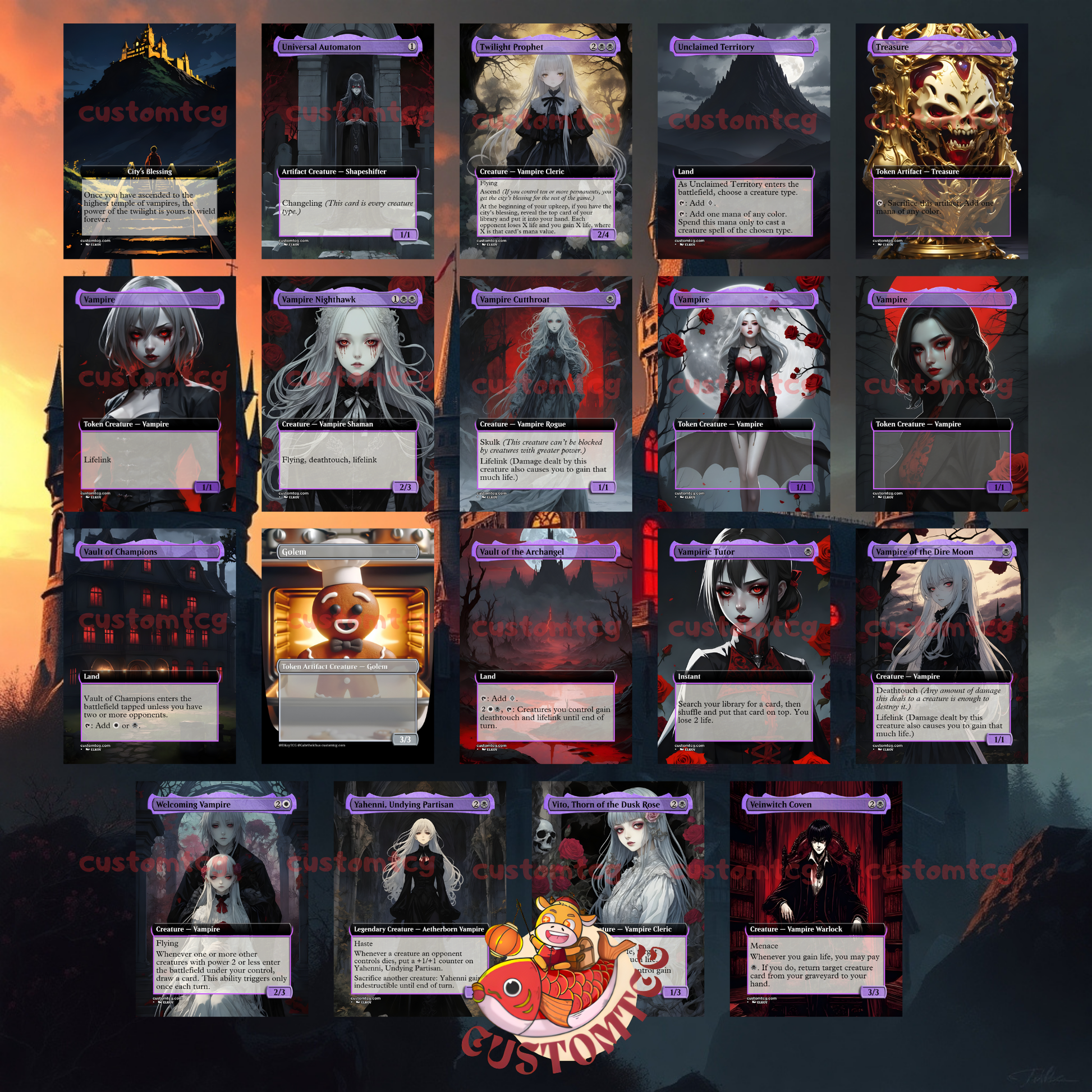 Edgar Markov Commander Deck ElkoyTCG Edgar Markov Commander Deck ElkoyTCG