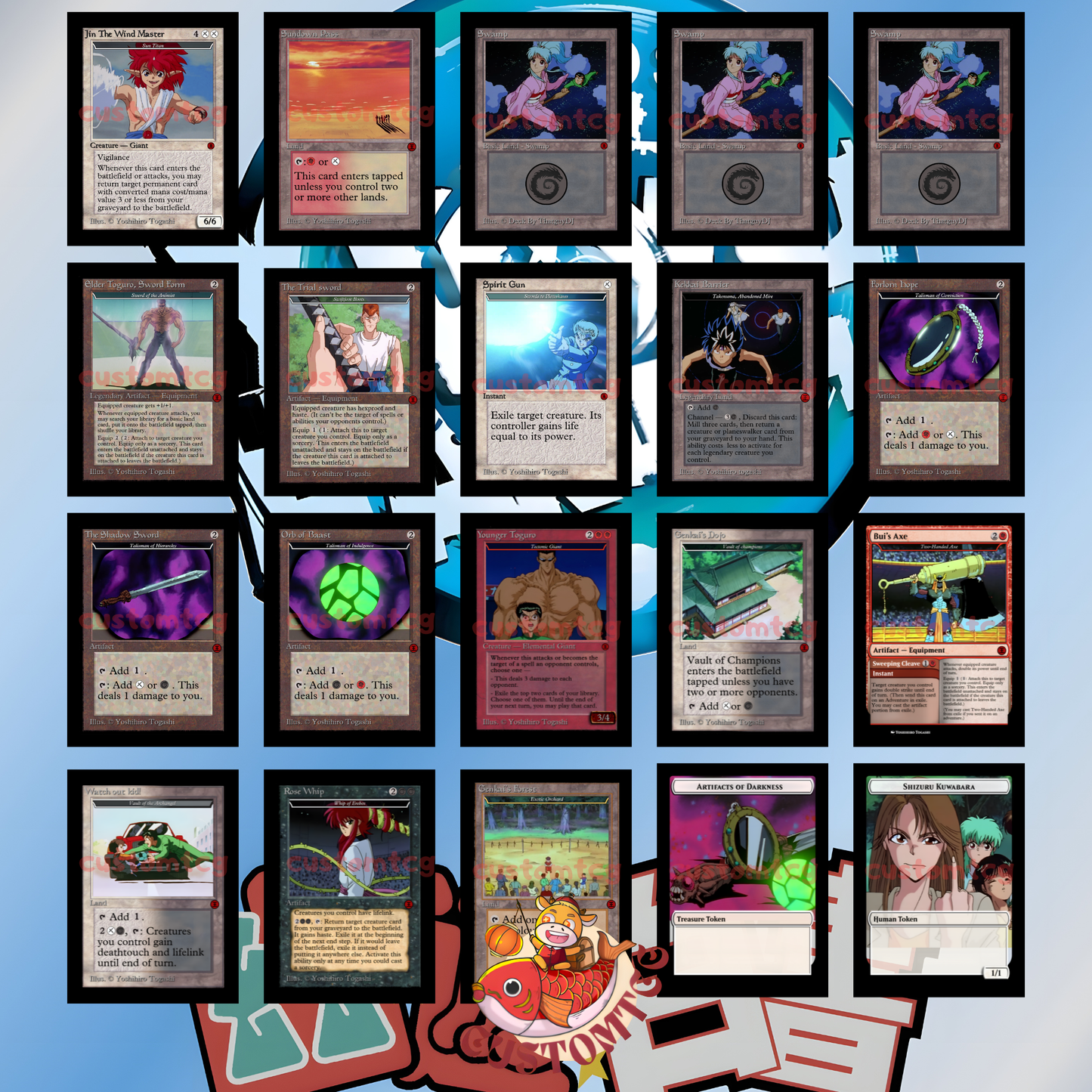 Yu Yu Hakusho Custom Deck