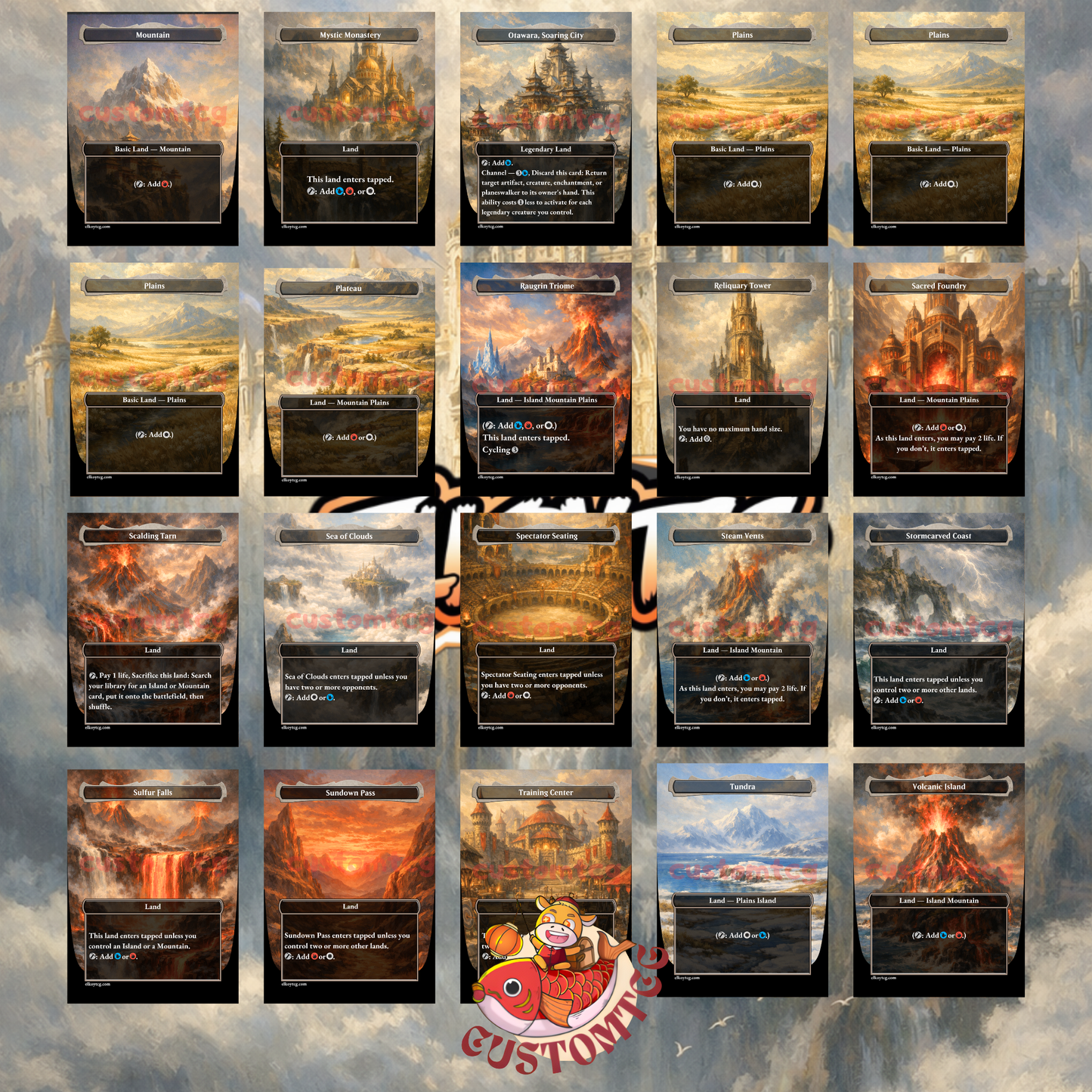 Pramikon, Sky Rampart custom deck