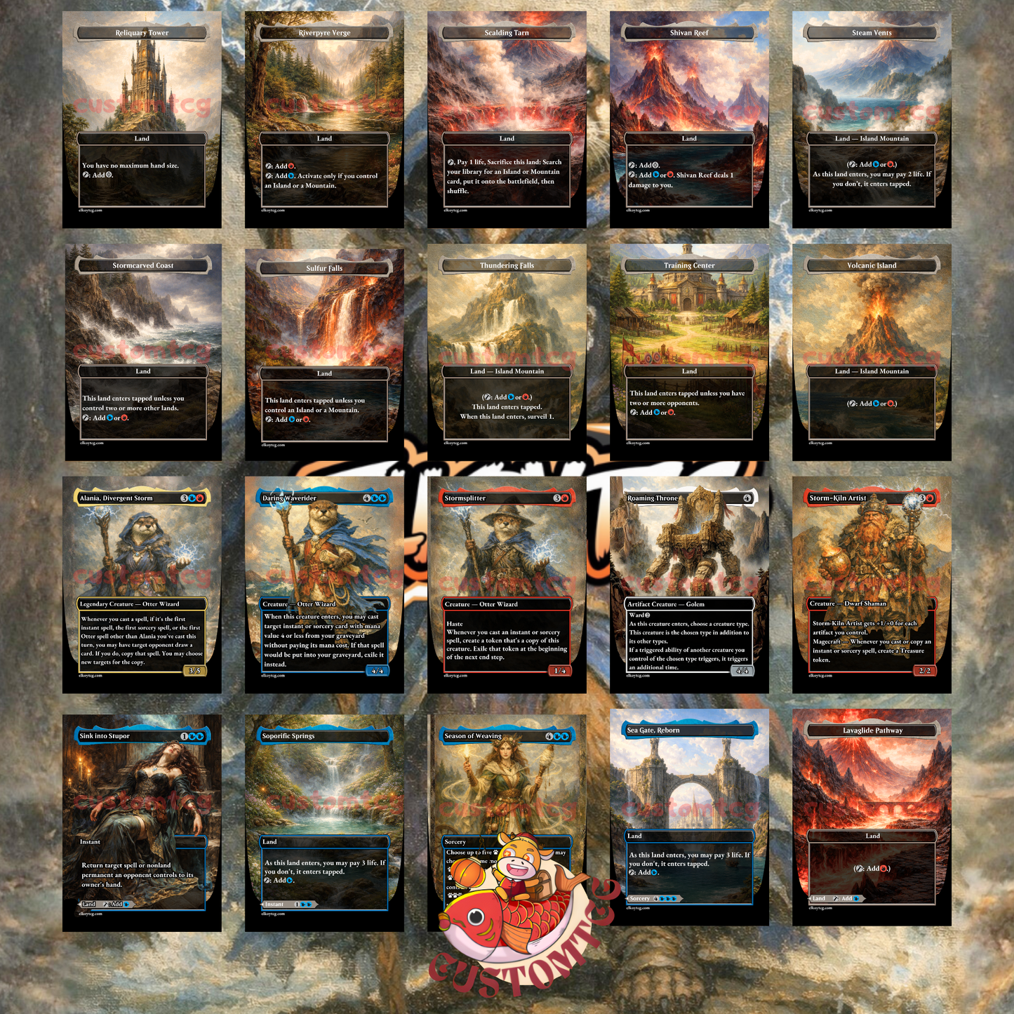 Alania, Divergent Storm Custom Deck 🦦🌩️