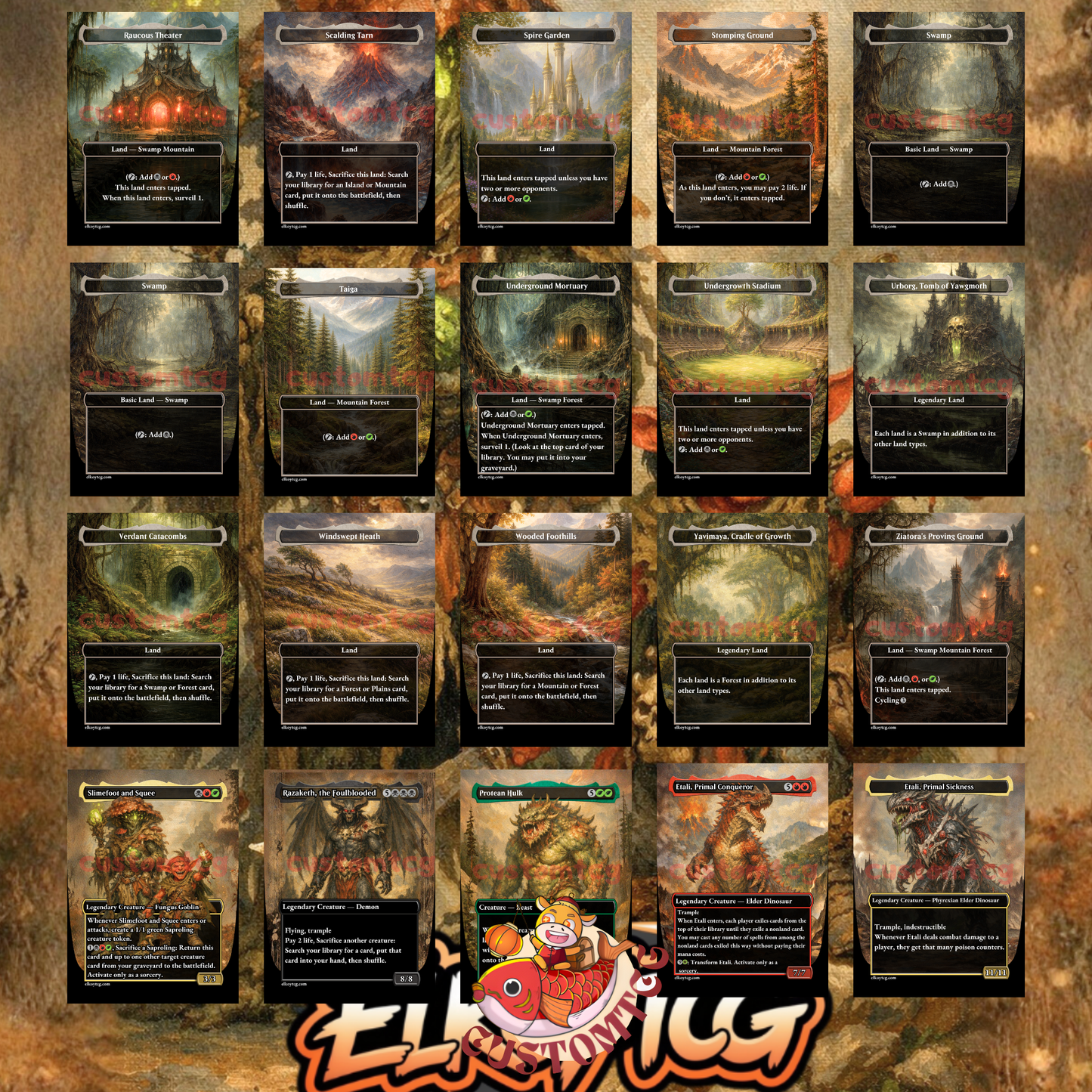 Slimefoot and Squee Custom Deck