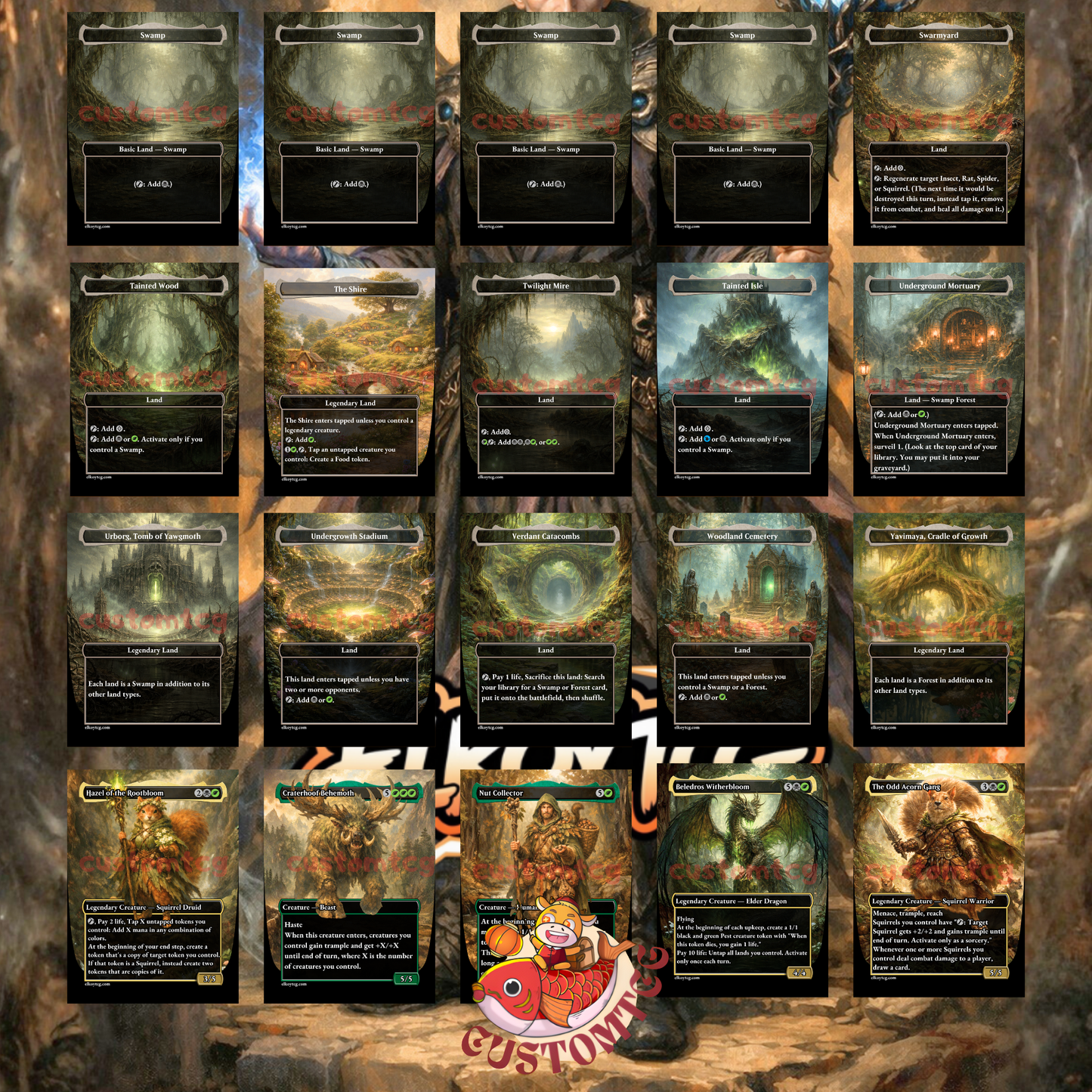 Hazel of the Rootbloom – Custom Deck  🌰🐿️