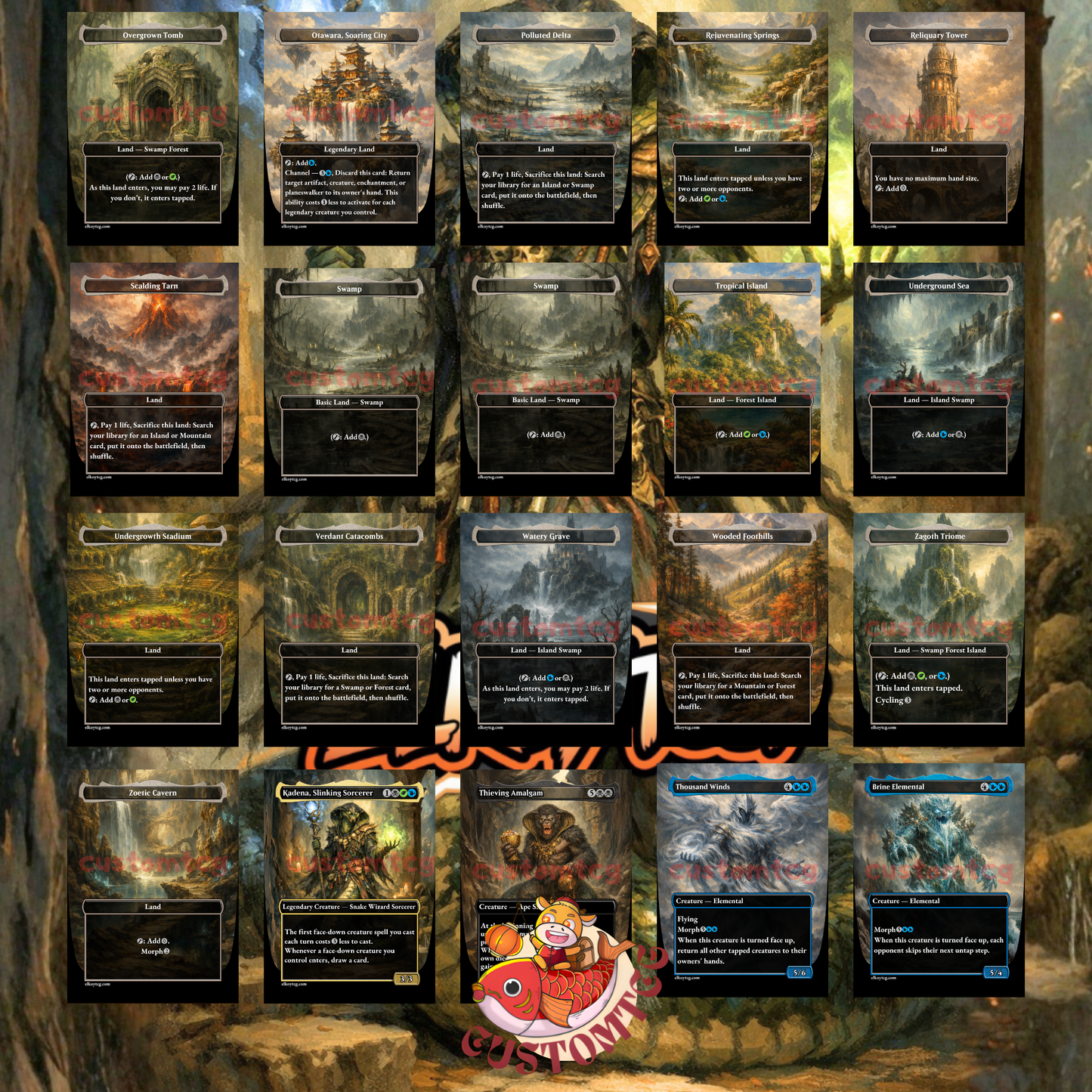 Kadena, Slinking Sorcerer Custom Deck