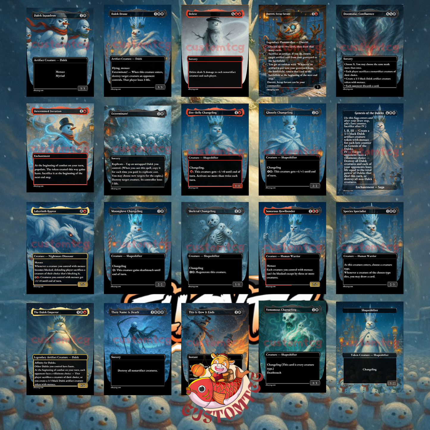 The Dalek Emperor Custom Deck