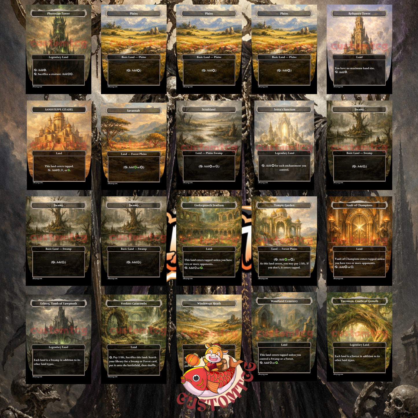 Myrkul, Lord of Bones V2 Custom Deck