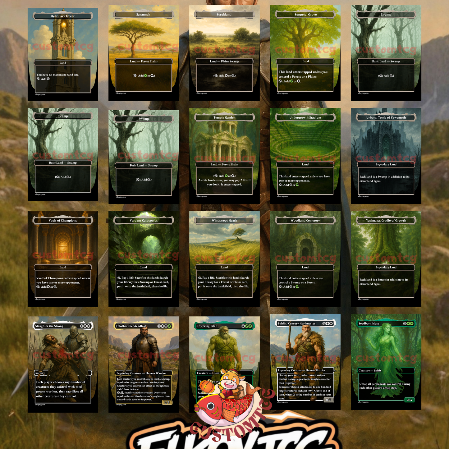 Felothar the Steadfast Custom Deck