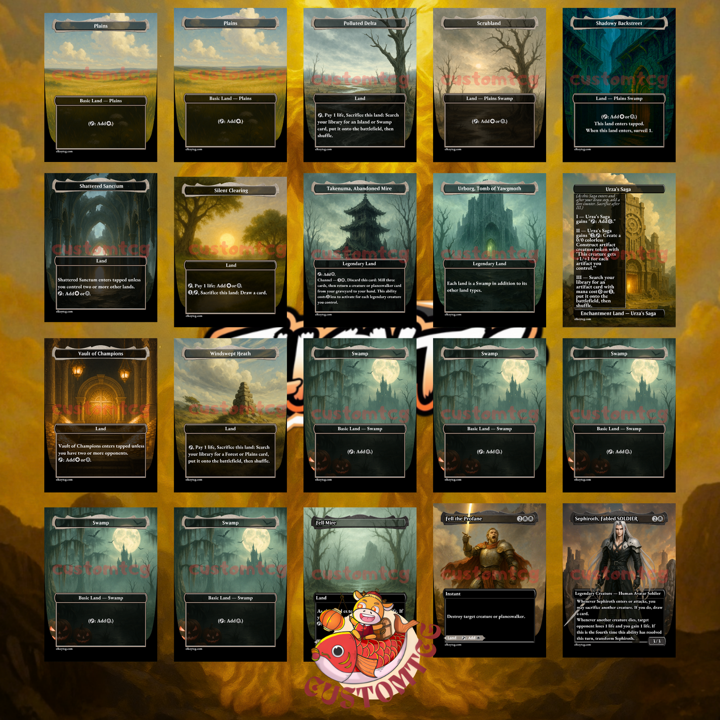 🌓 Eirdu, Carrier of Dawn // Isilu, Carrier of Twilight — Custom Commander Deck