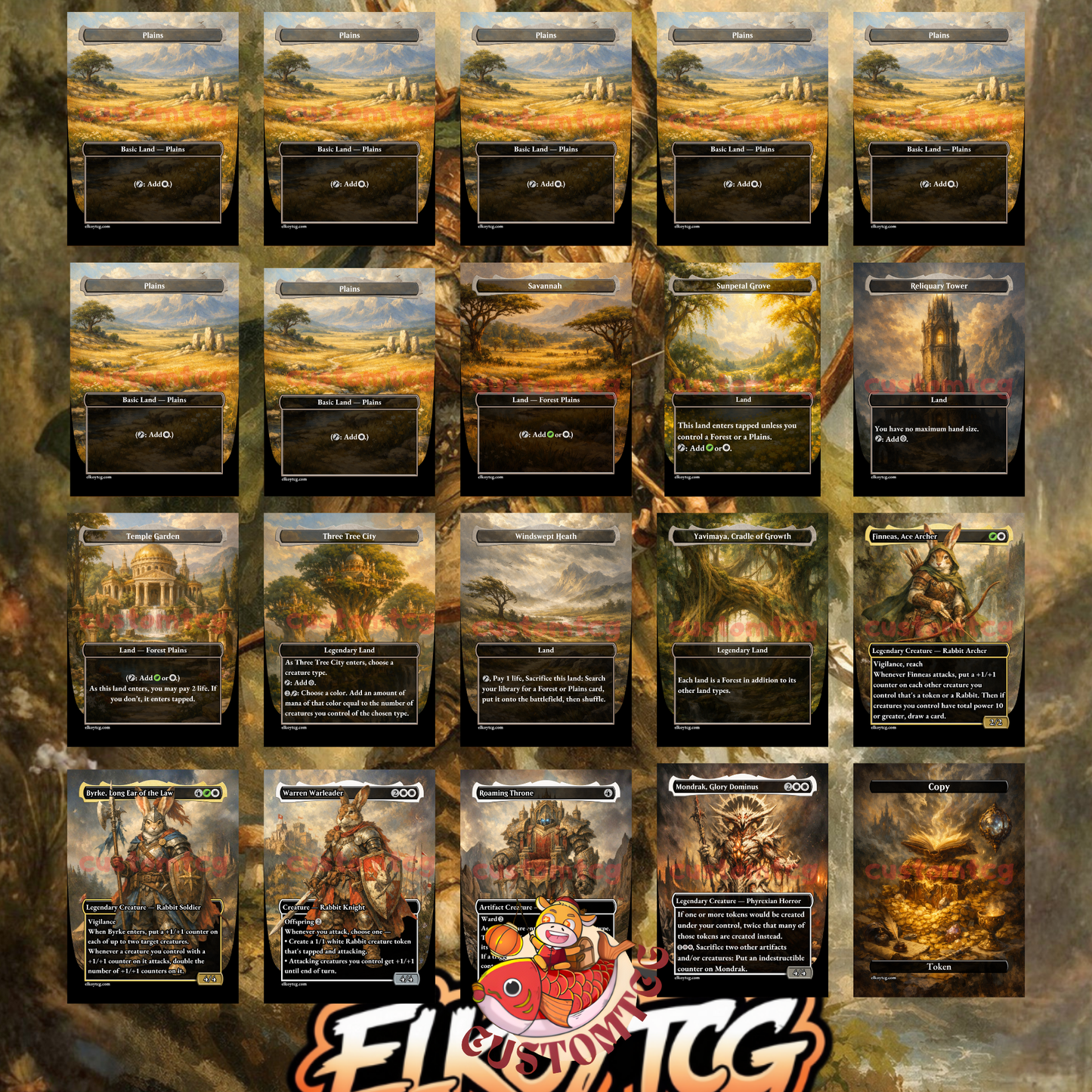 Finneas, Ace Archer Custom Deck
