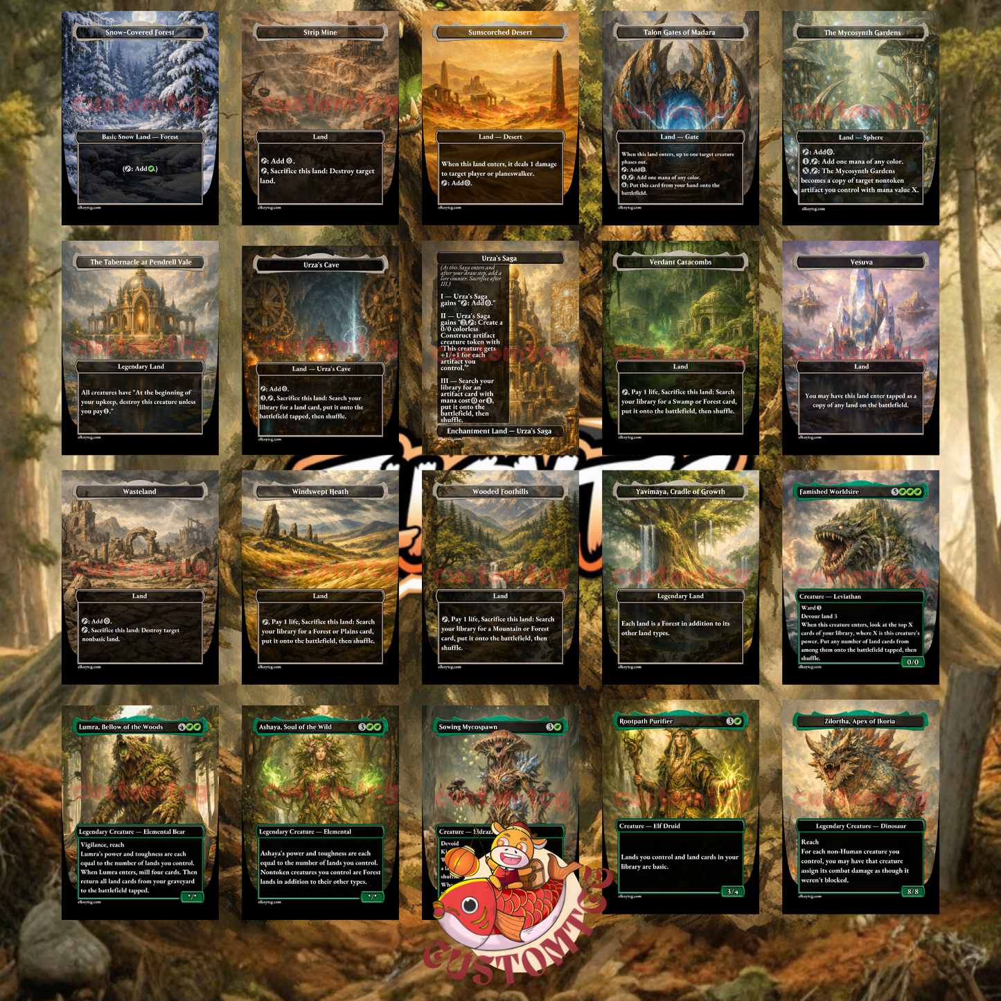 Lumra, Bellow of the Woods Custom Deck