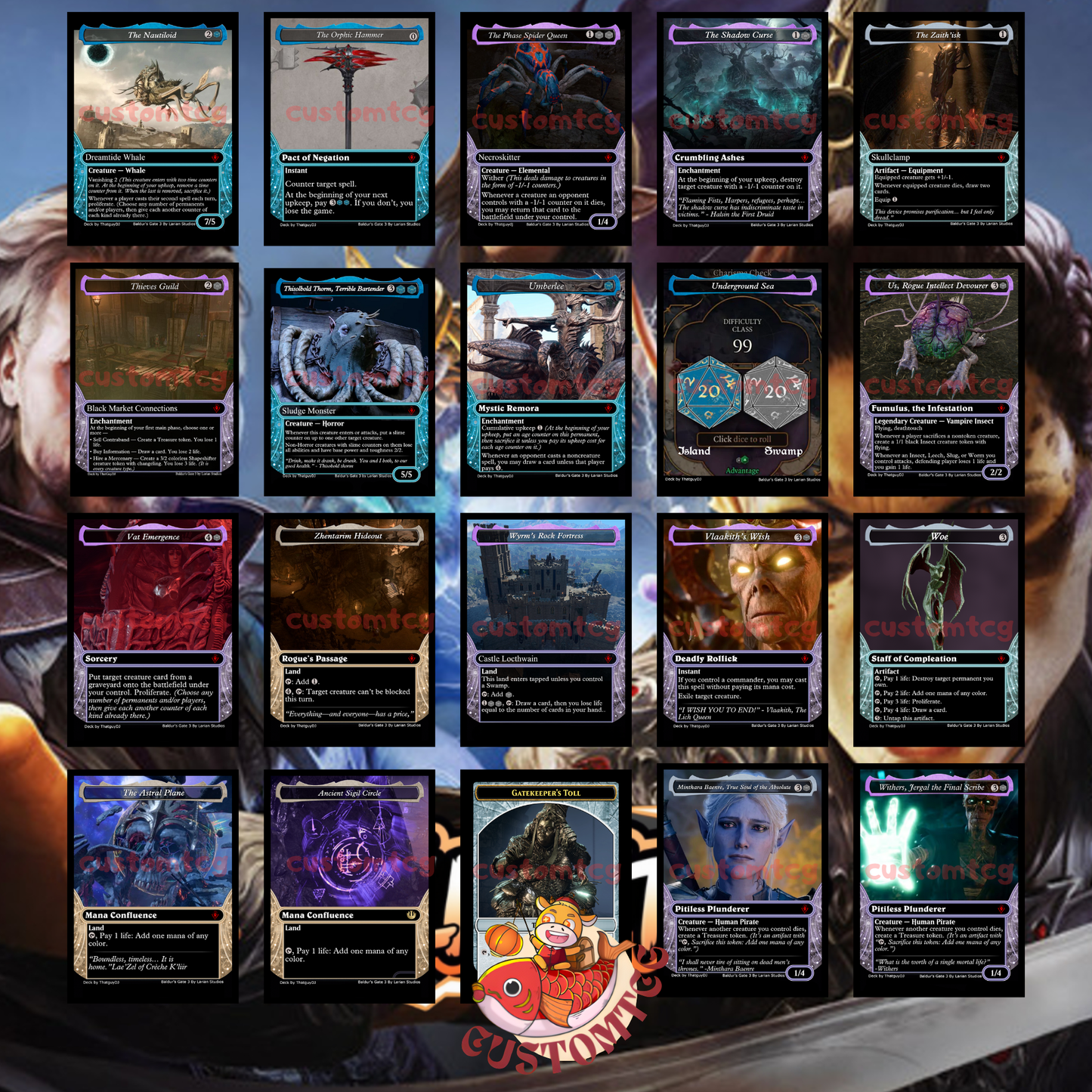 Baldur’s Gate Custom Deck