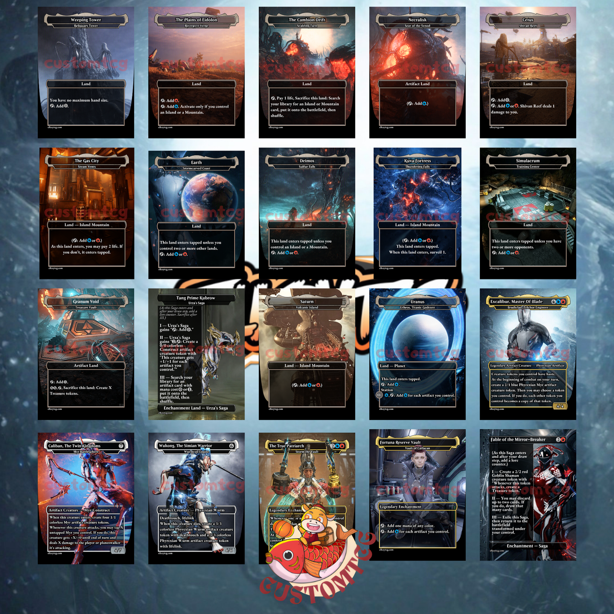 Warframe Custom Deck