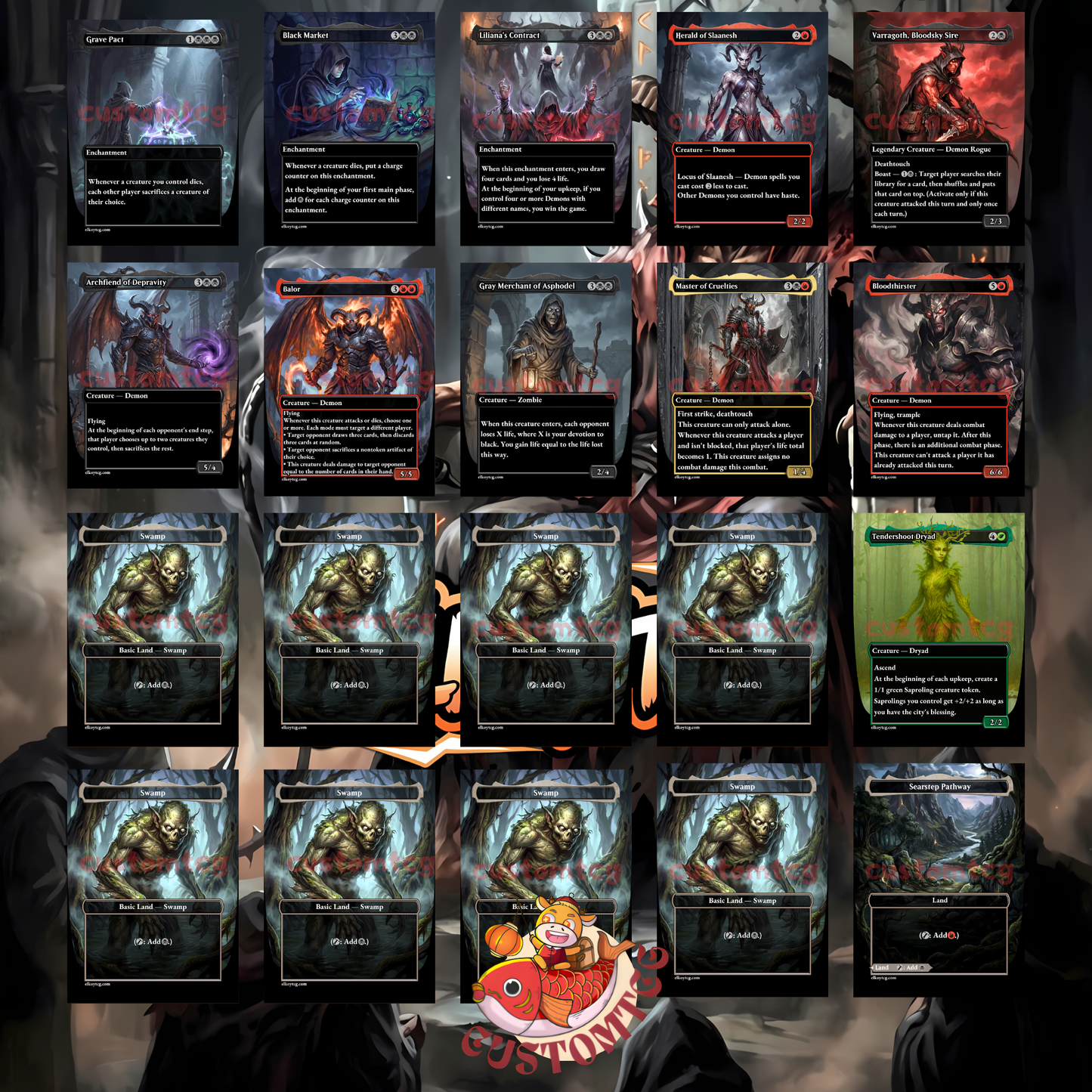 Rakdos, Patron of Chaos — Demon Tribal Custom Deck